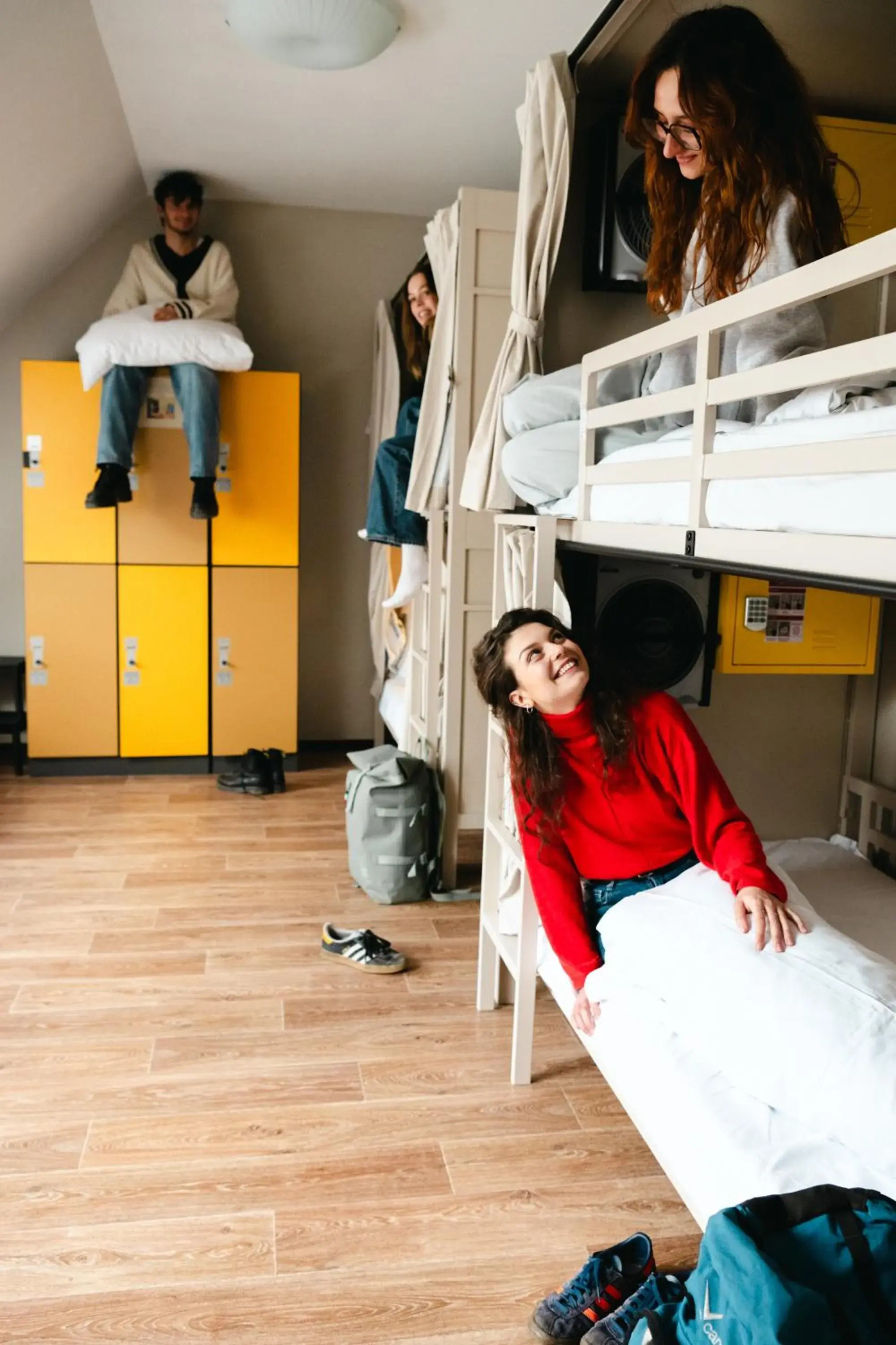 Bed in Wombat's City Hostel Vienna Naschmarkt Bed in Wombat's City Hostel Vienna Naschmarkt