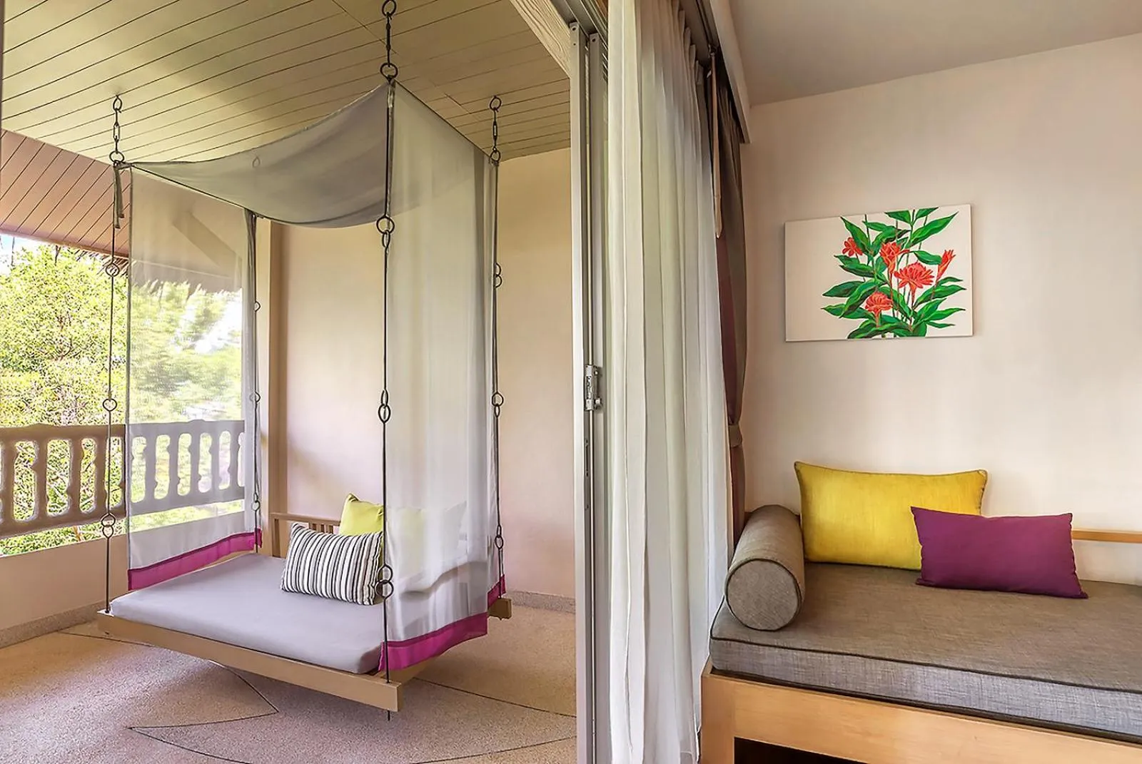 View (from property/room), Bed in Pakasai Resort