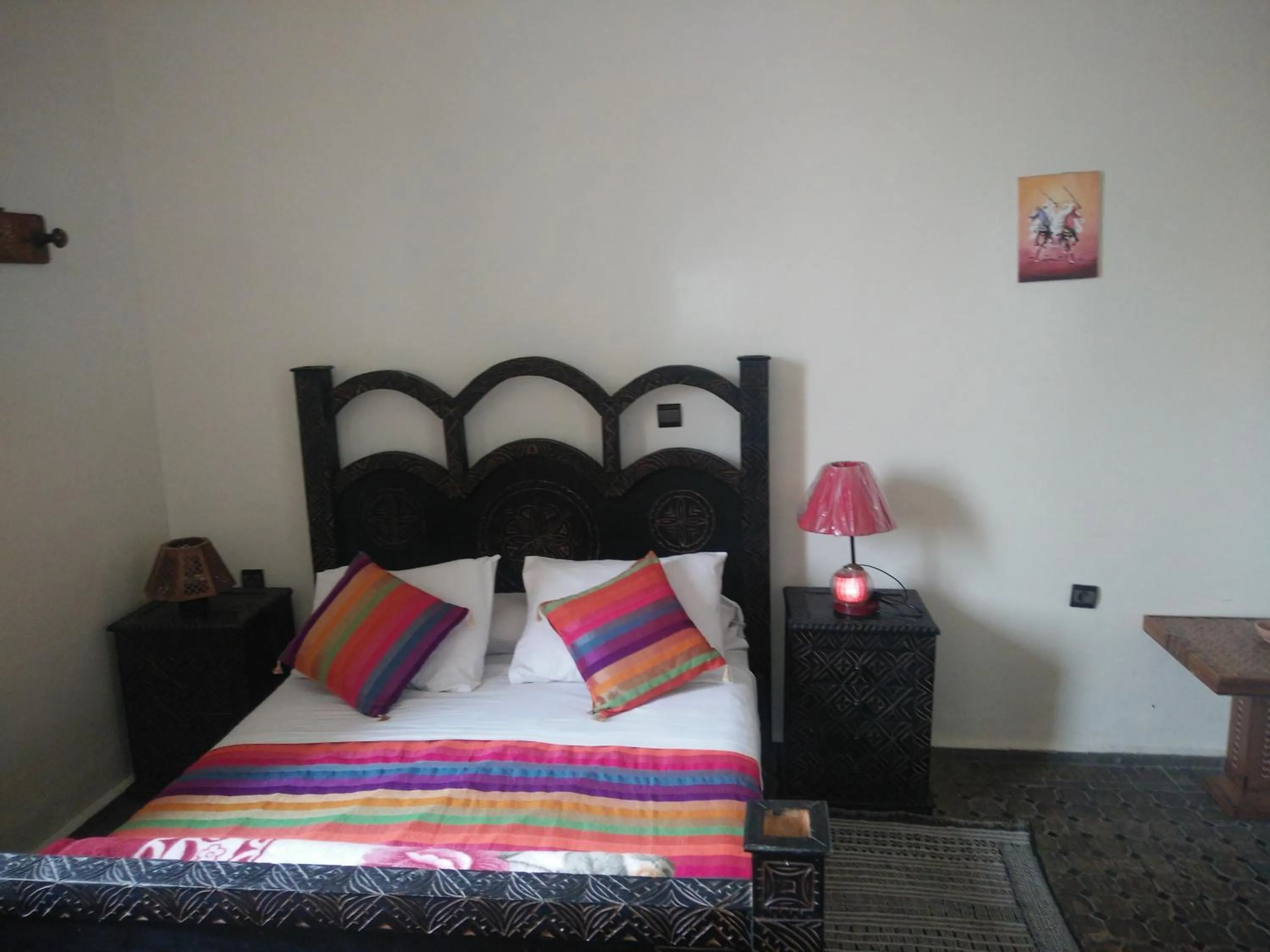 Bed in Hotel Coeur de Mogador