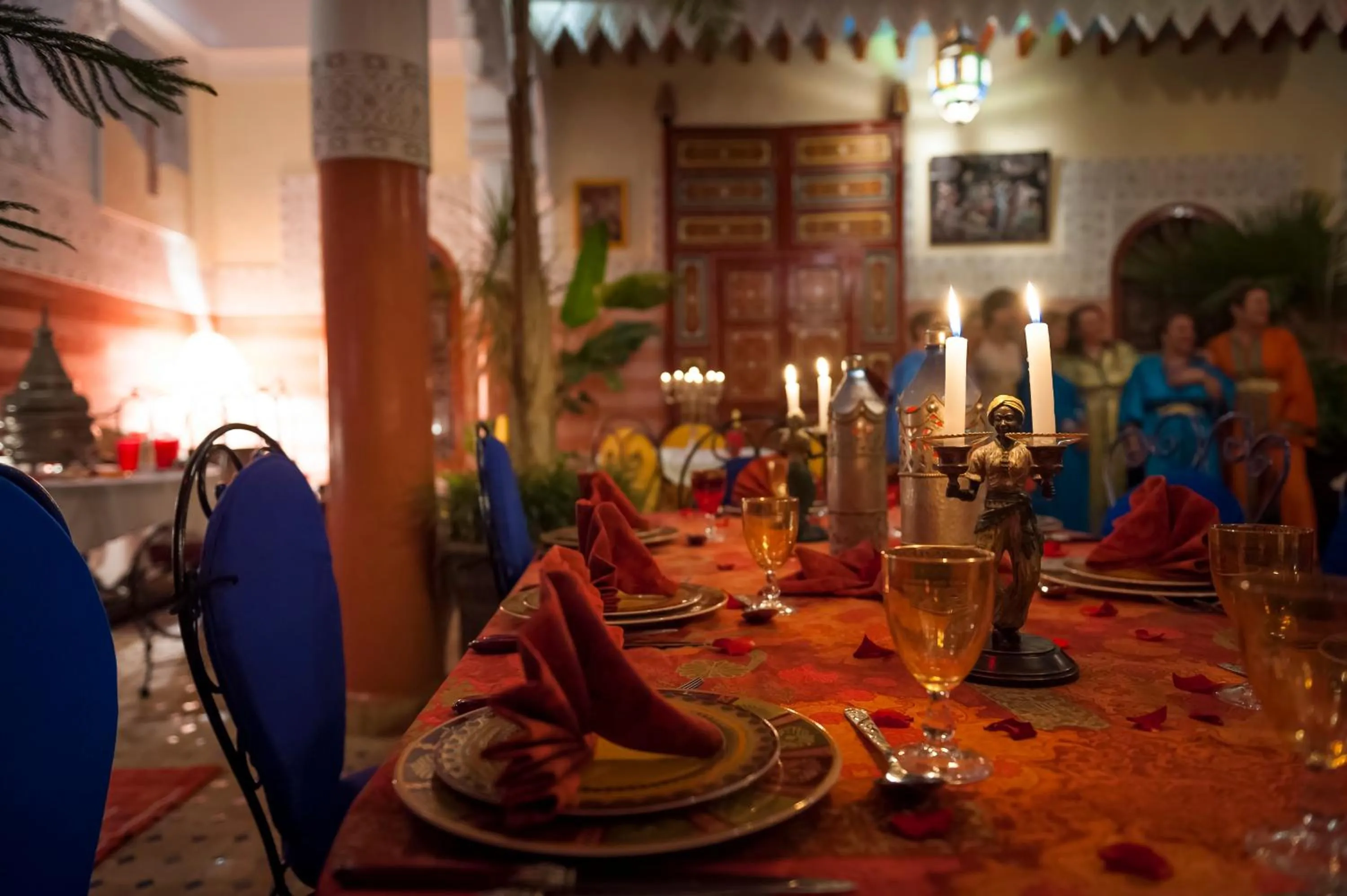 Dinner in Riad bleu du Sud