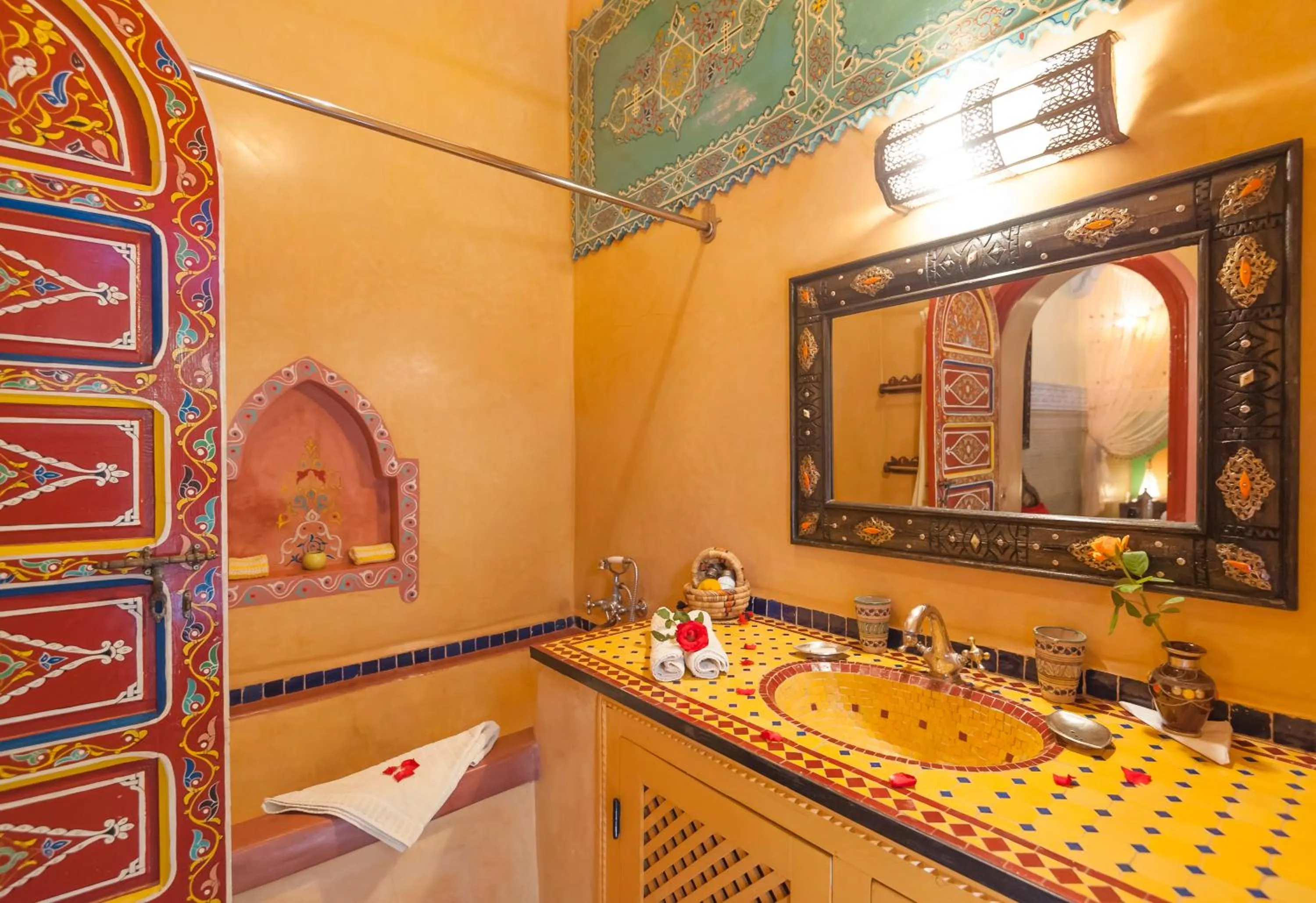 Bathroom in Riad bleu du Sud