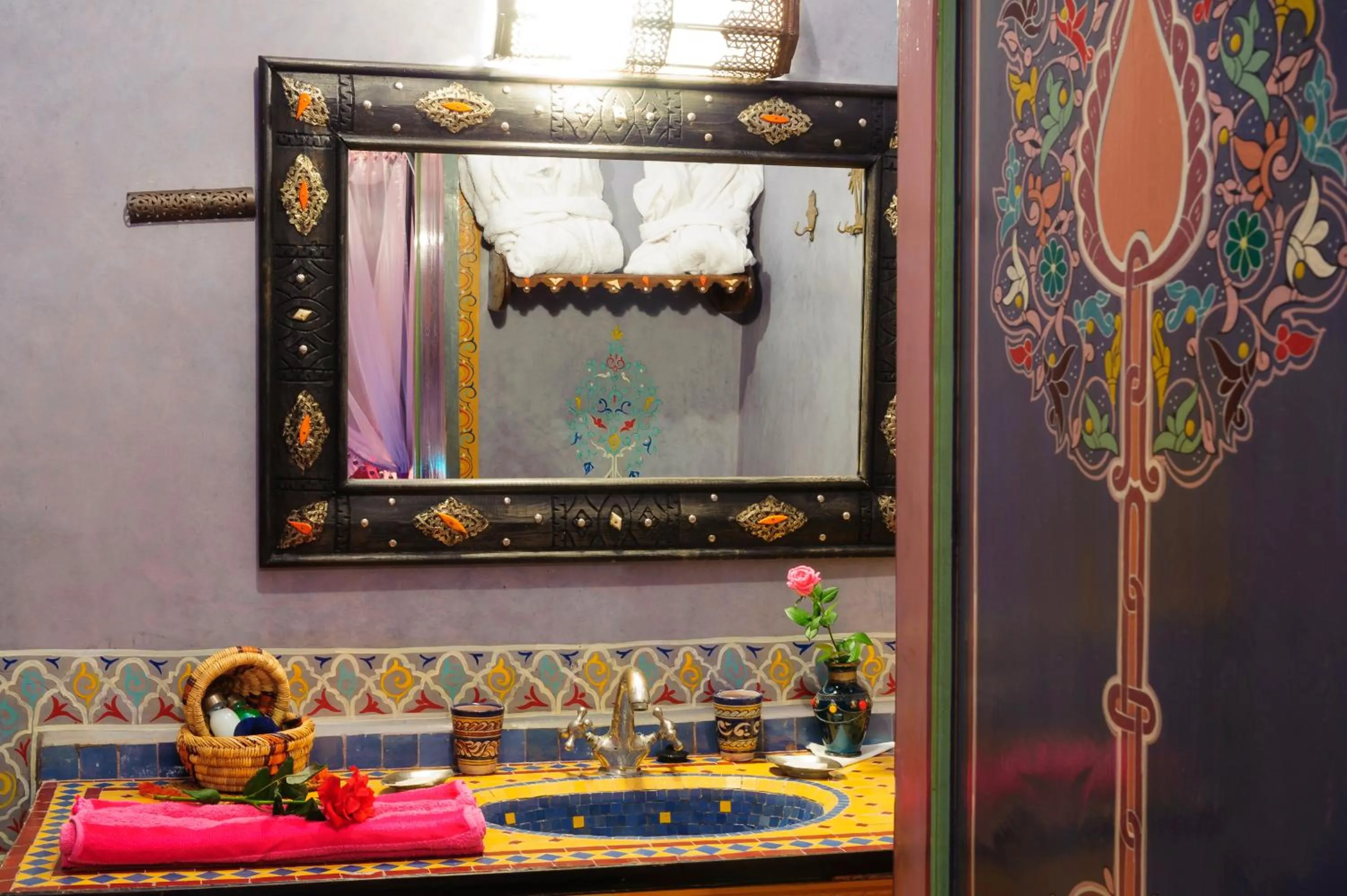 Bathroom in Riad bleu du Sud