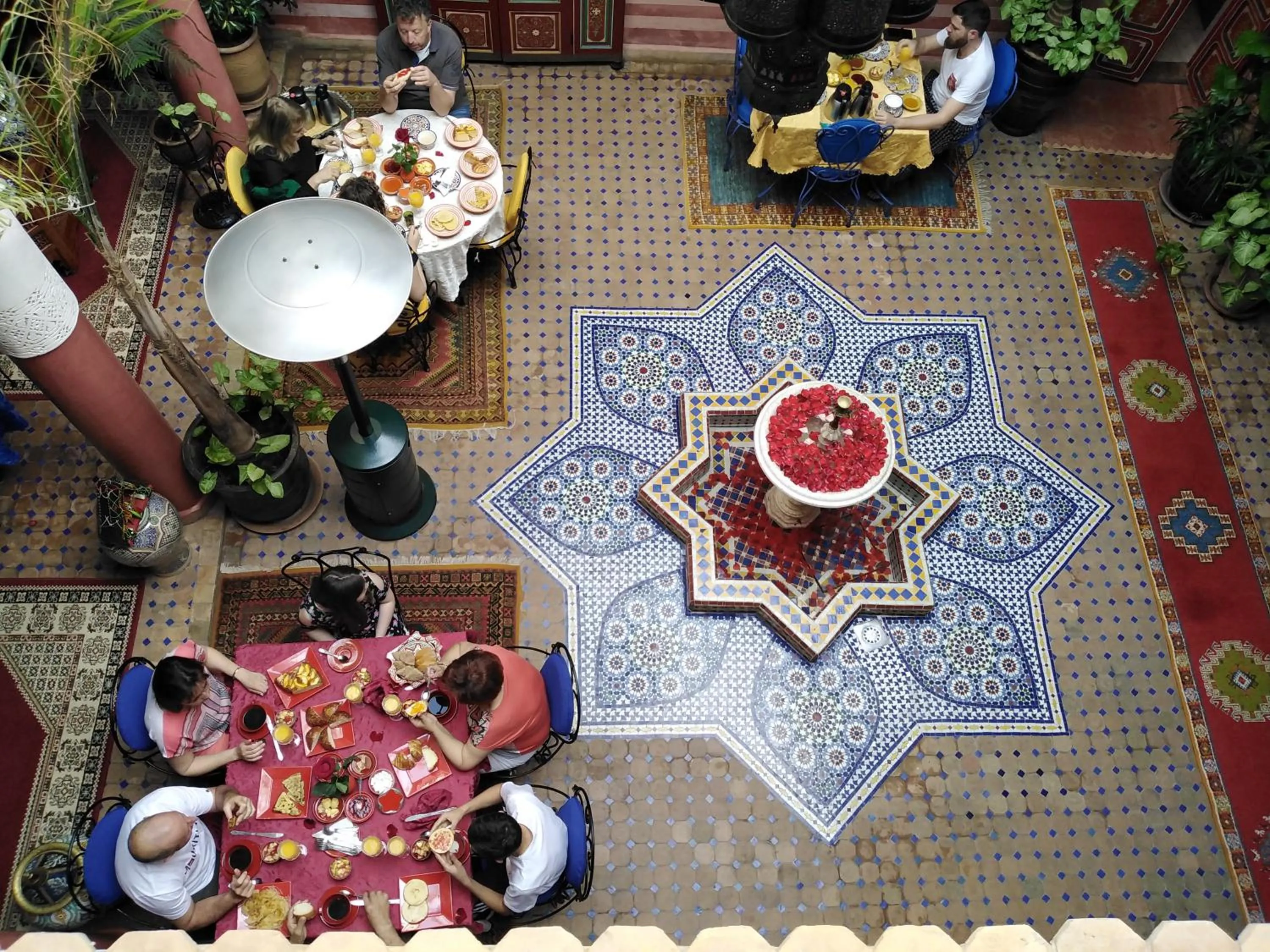 Breakfast in Riad bleu du Sud
