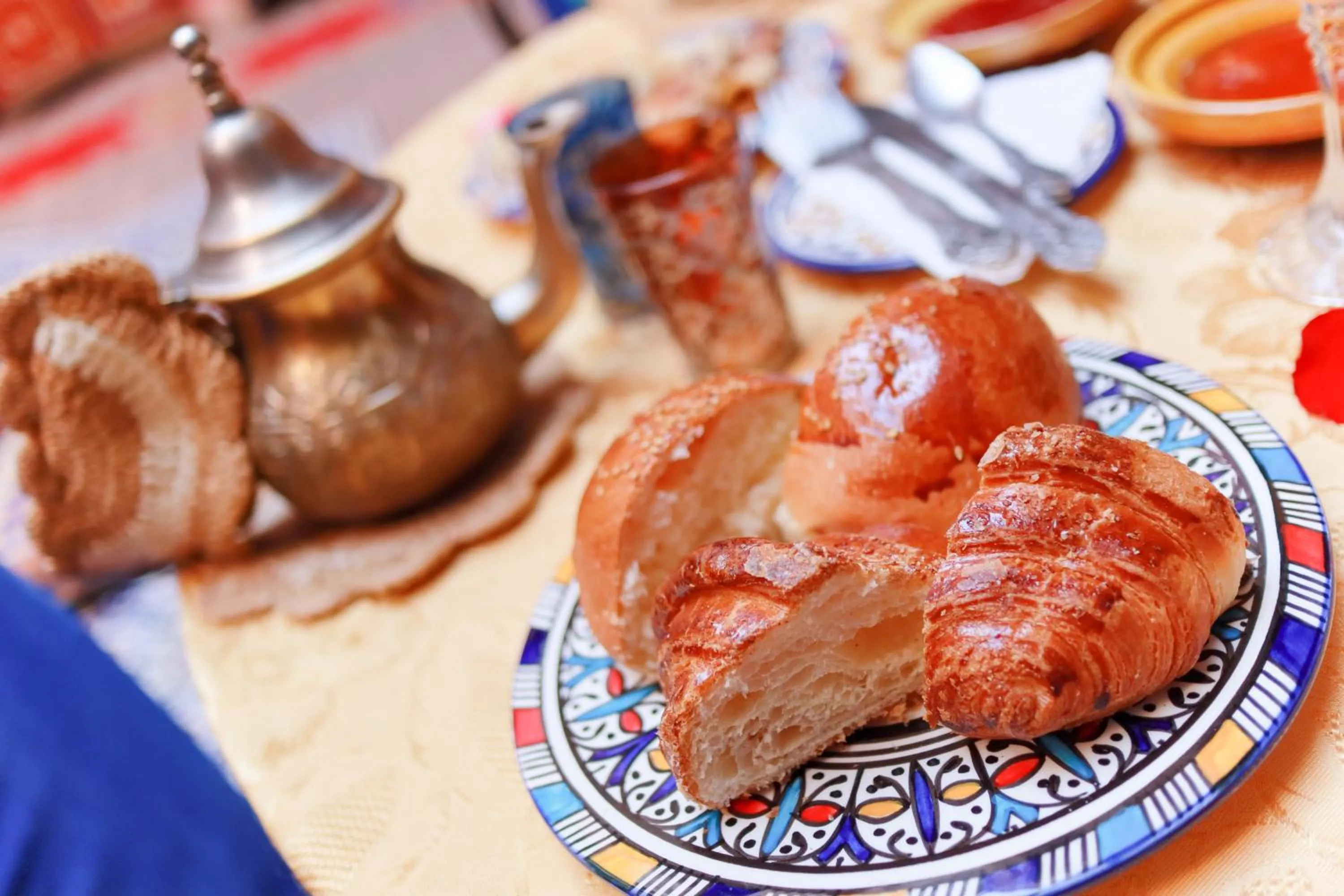 Breakfast in Riad bleu du Sud