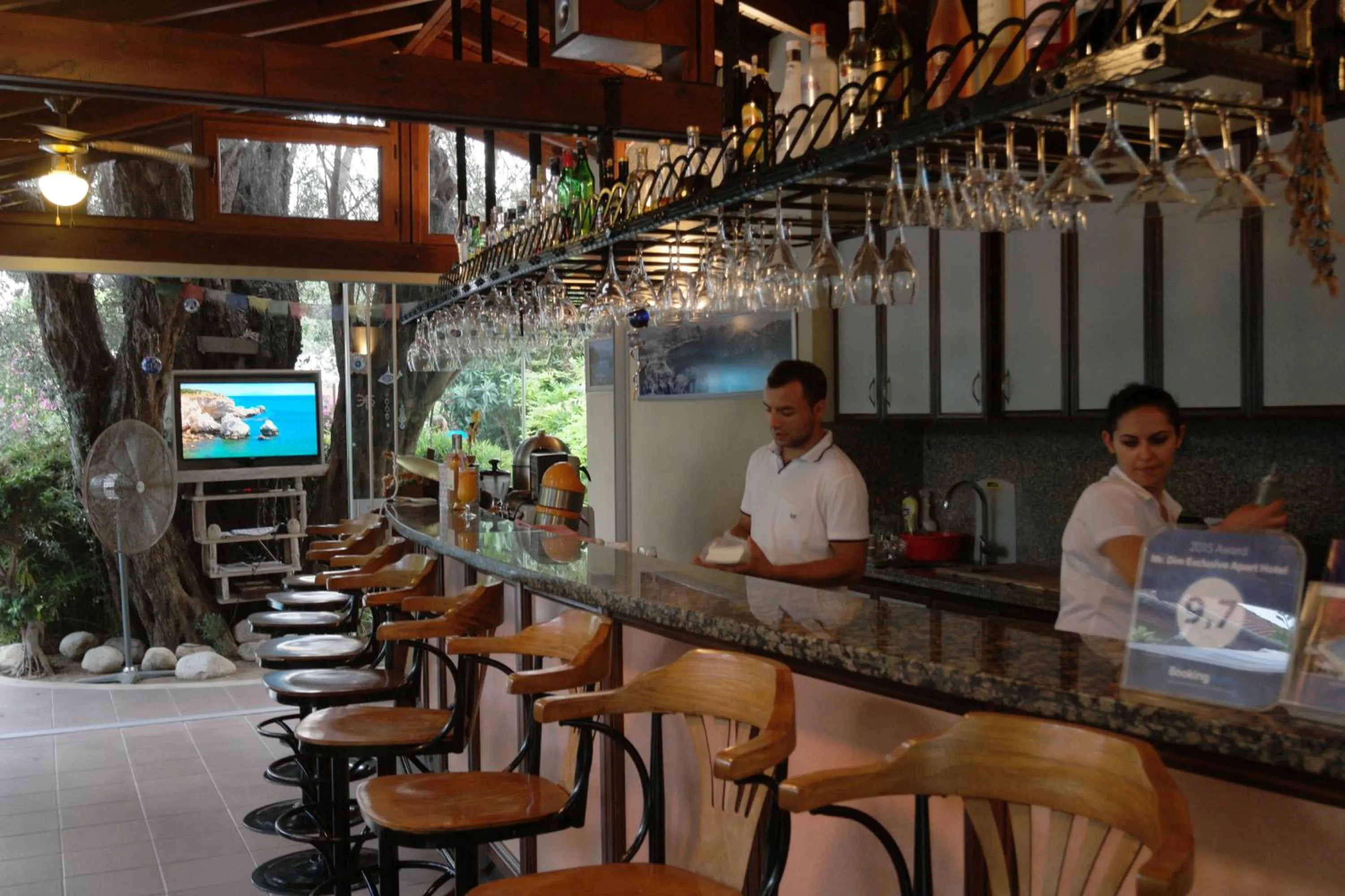 Patio in Mr. Dim Exclusive Apart Hotel