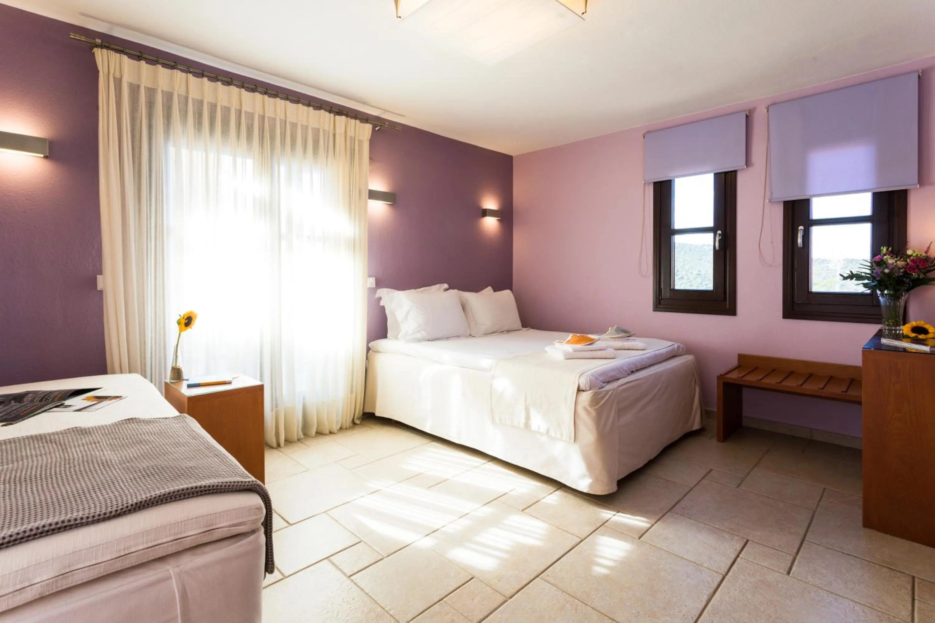 Bed in Helianthus Guesthouse