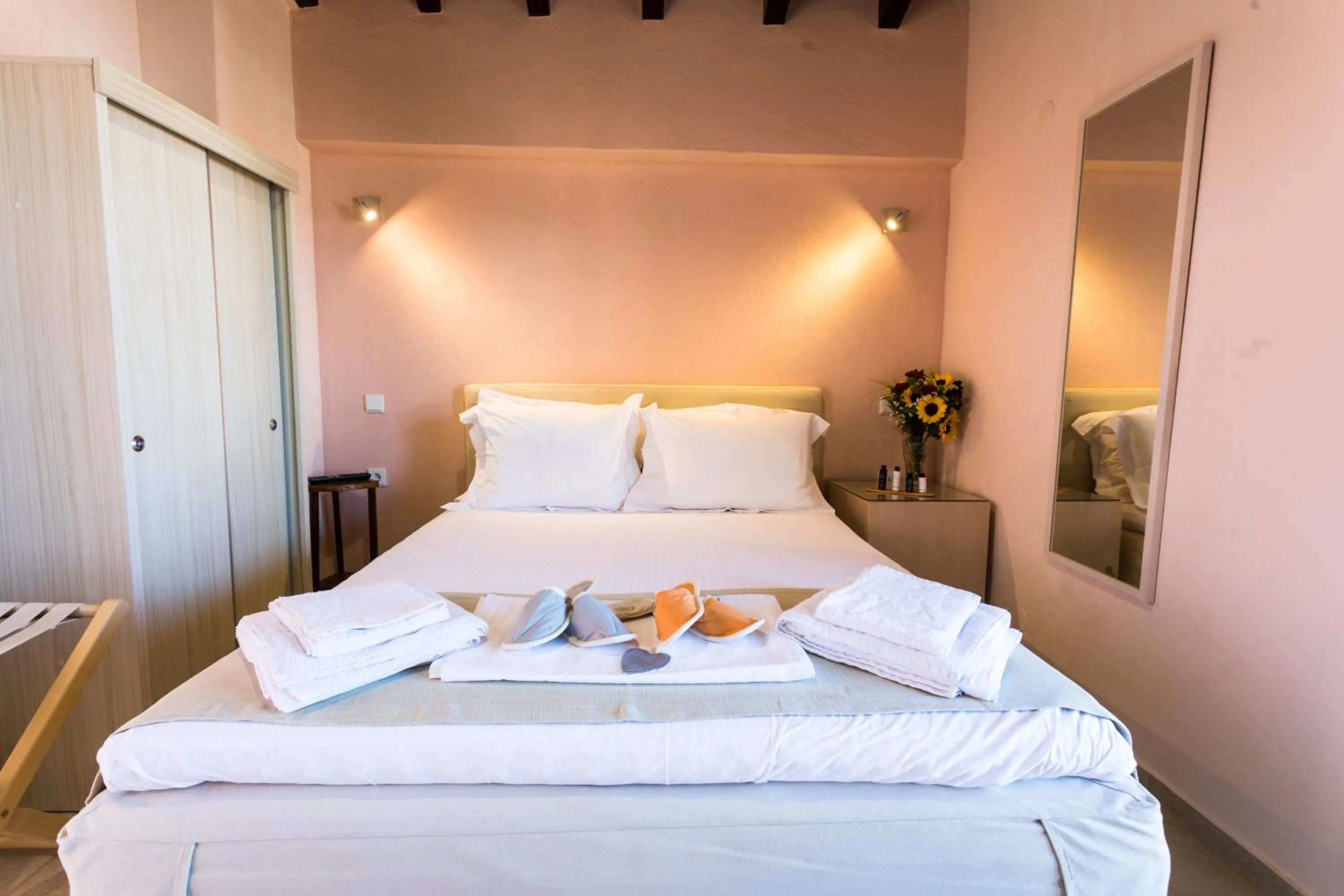 Bed in Helianthus Guesthouse