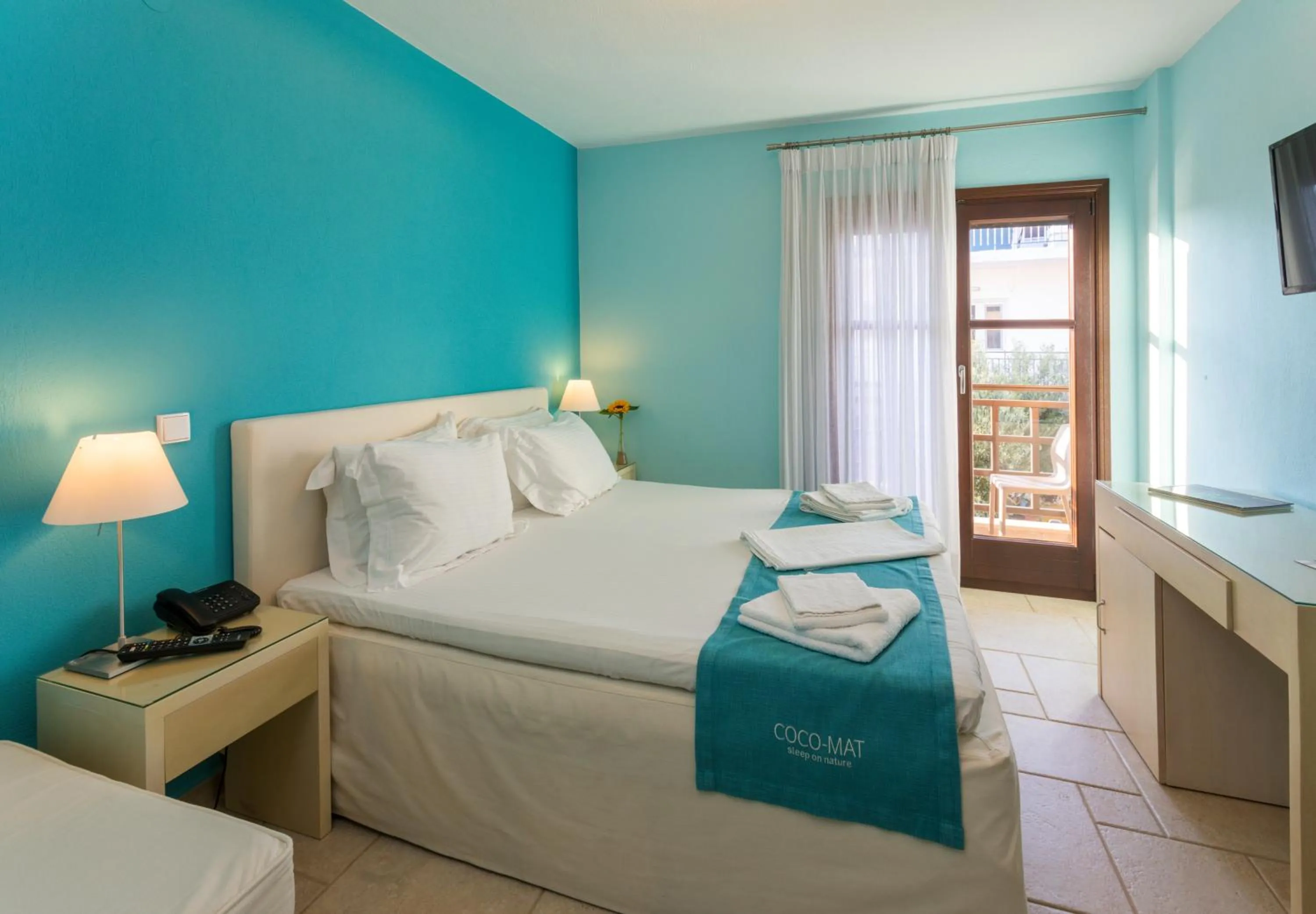 Bed in Helianthus Guesthouse