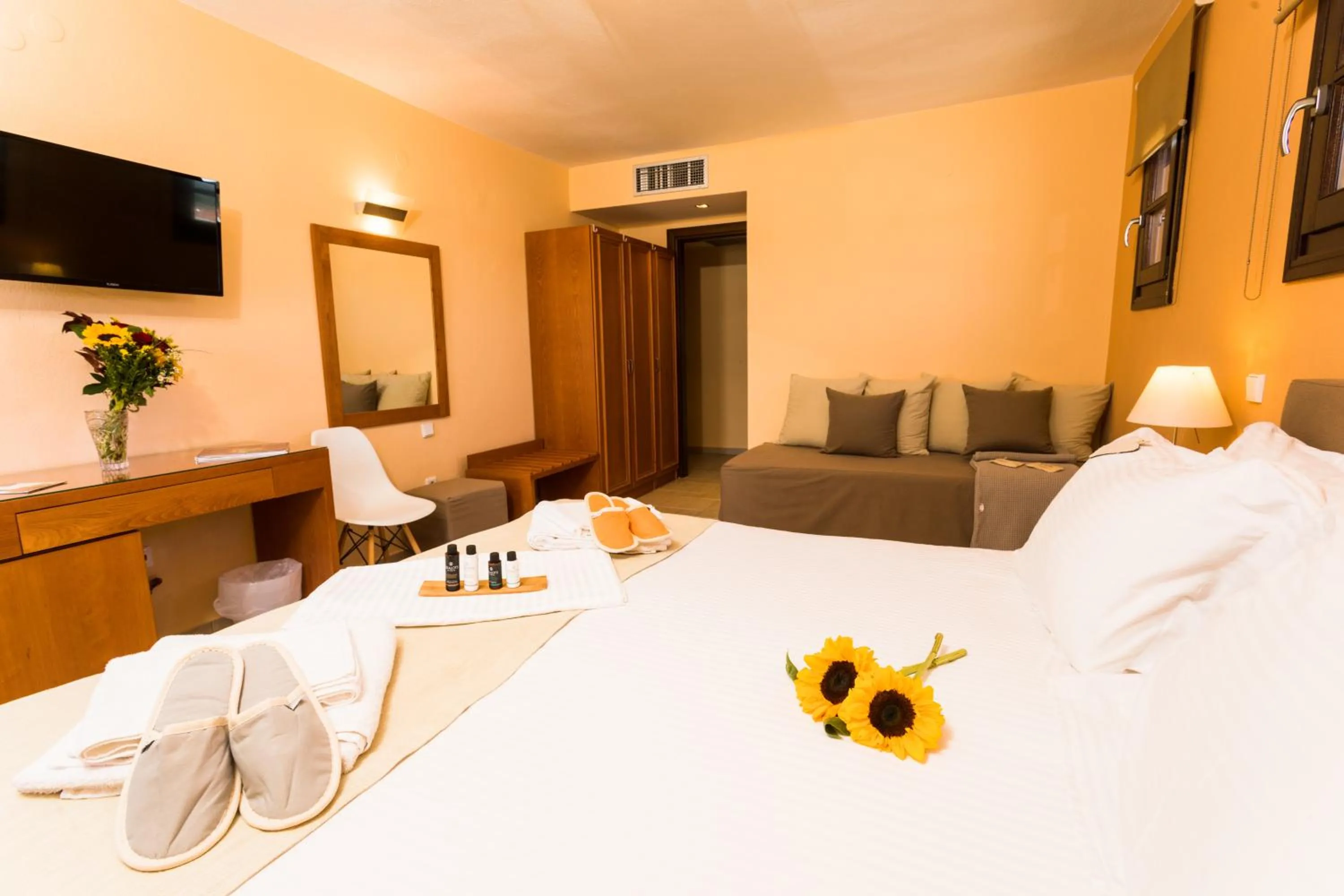 Bed in Helianthus Guesthouse