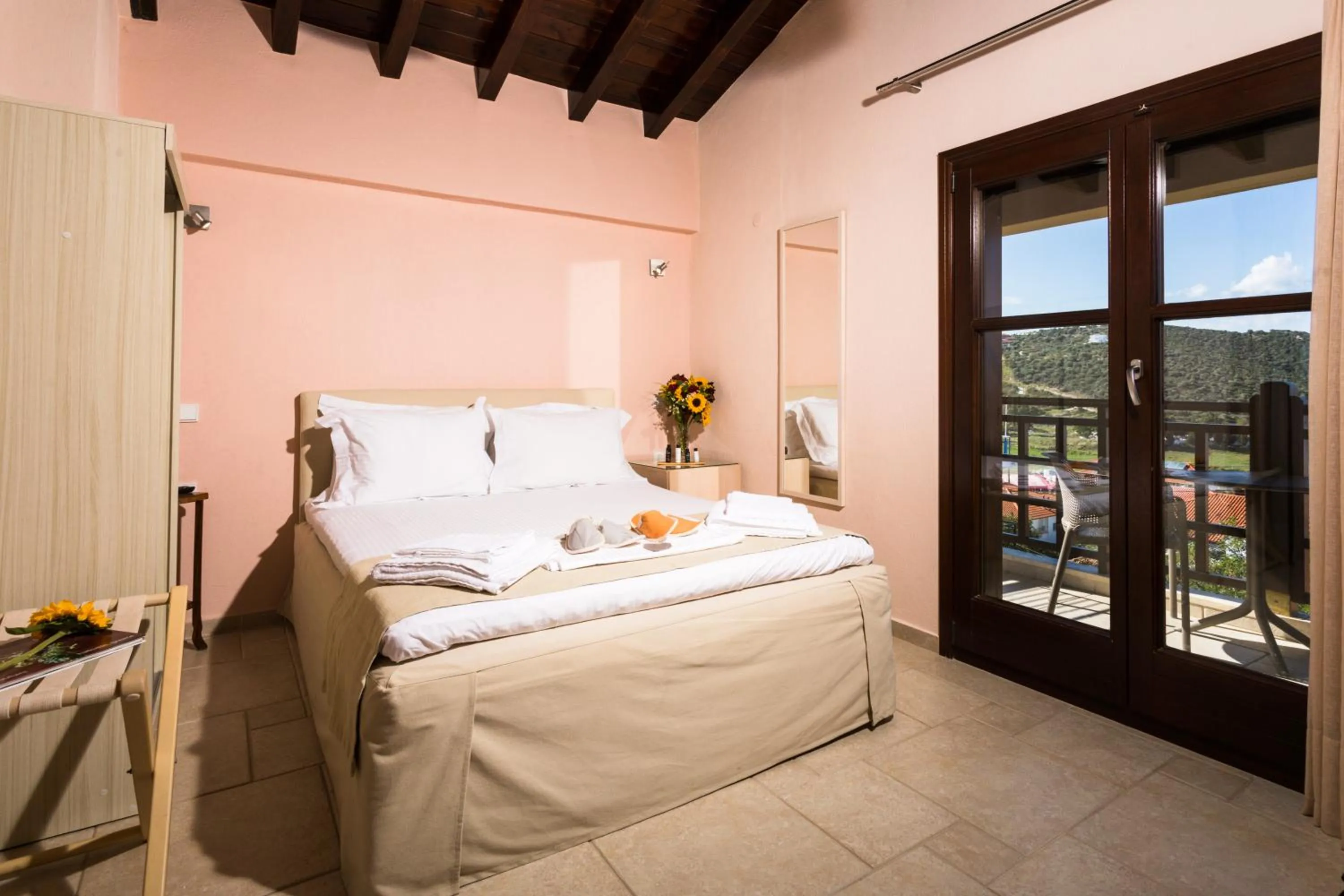 Bed in Helianthus Guesthouse