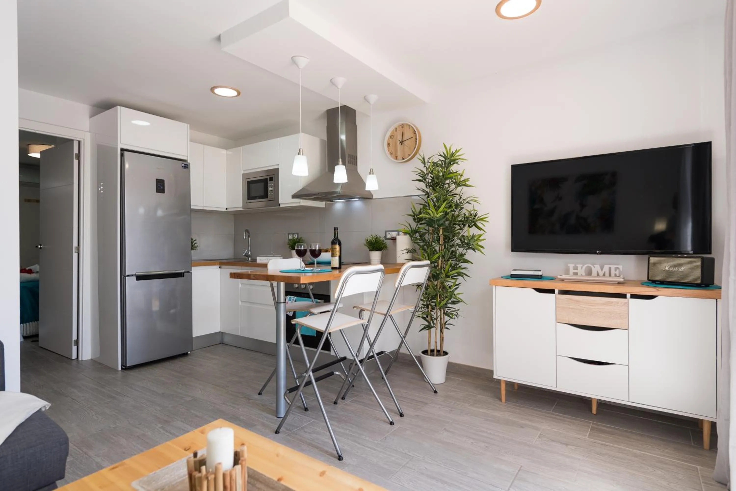 Kitchen or kitchenette in Bungalow en Maspalomas