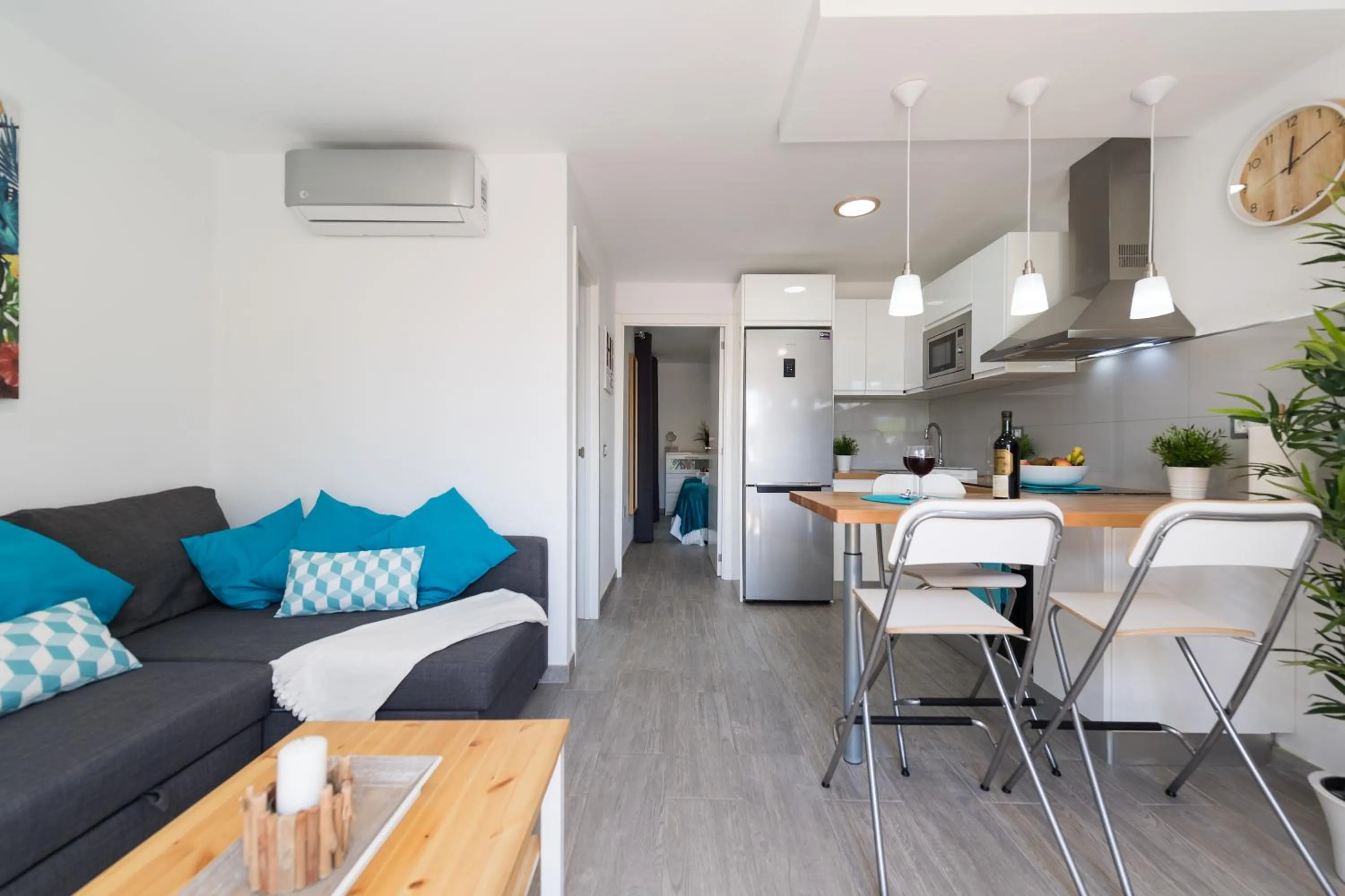 Kitchen or kitchenette in Bungalow en Maspalomas