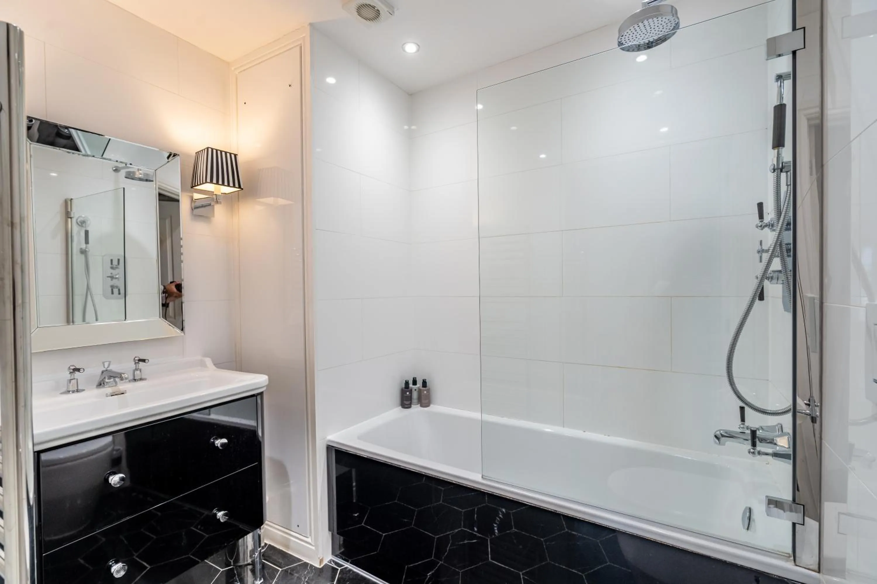 Shower in Strozzi Palace Suites by Mansley