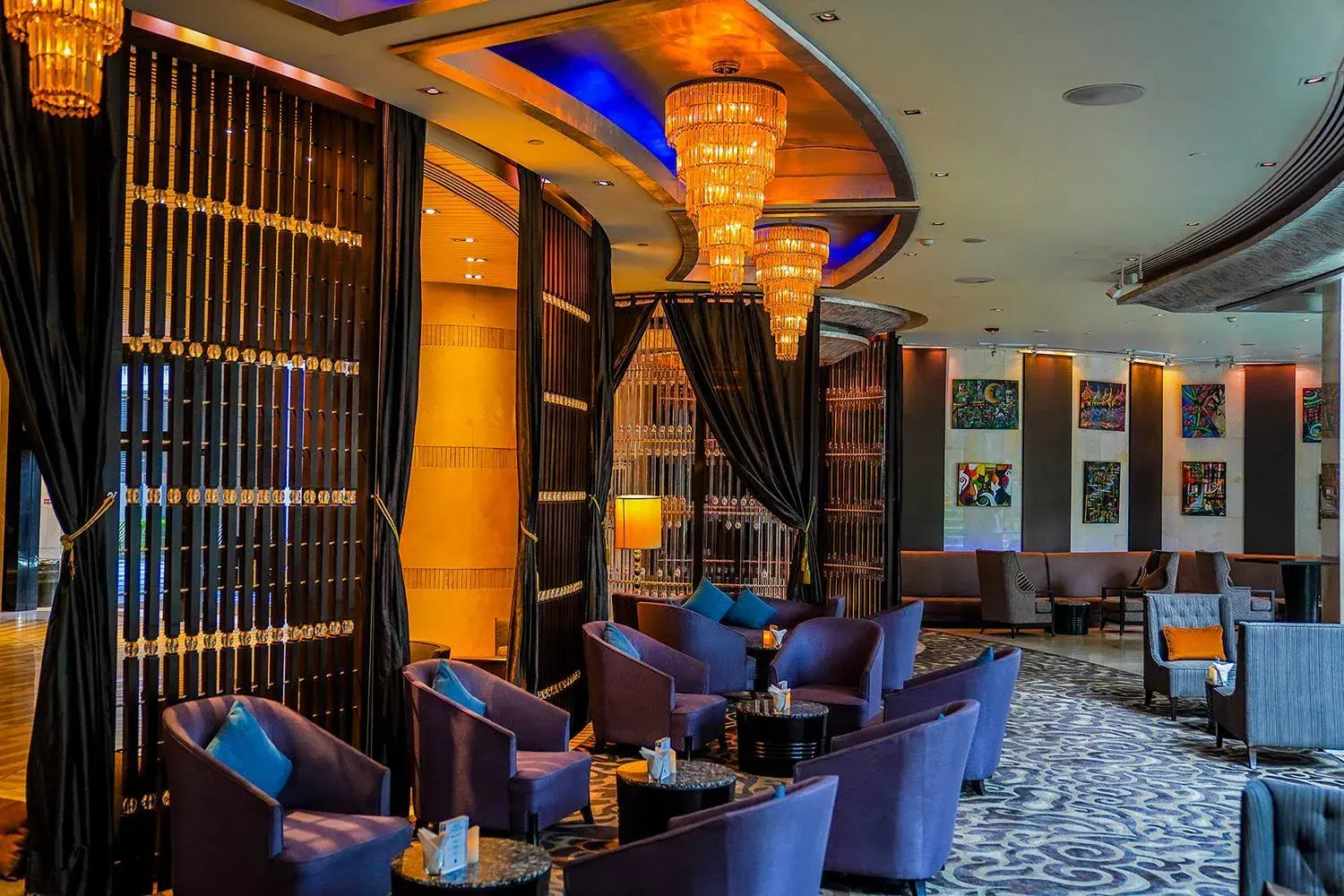 Lounge or bar in Pullman Bangkok Grande Sukhumvit Lounge or bar in Pullman Bangkok Grande Sukhumvit