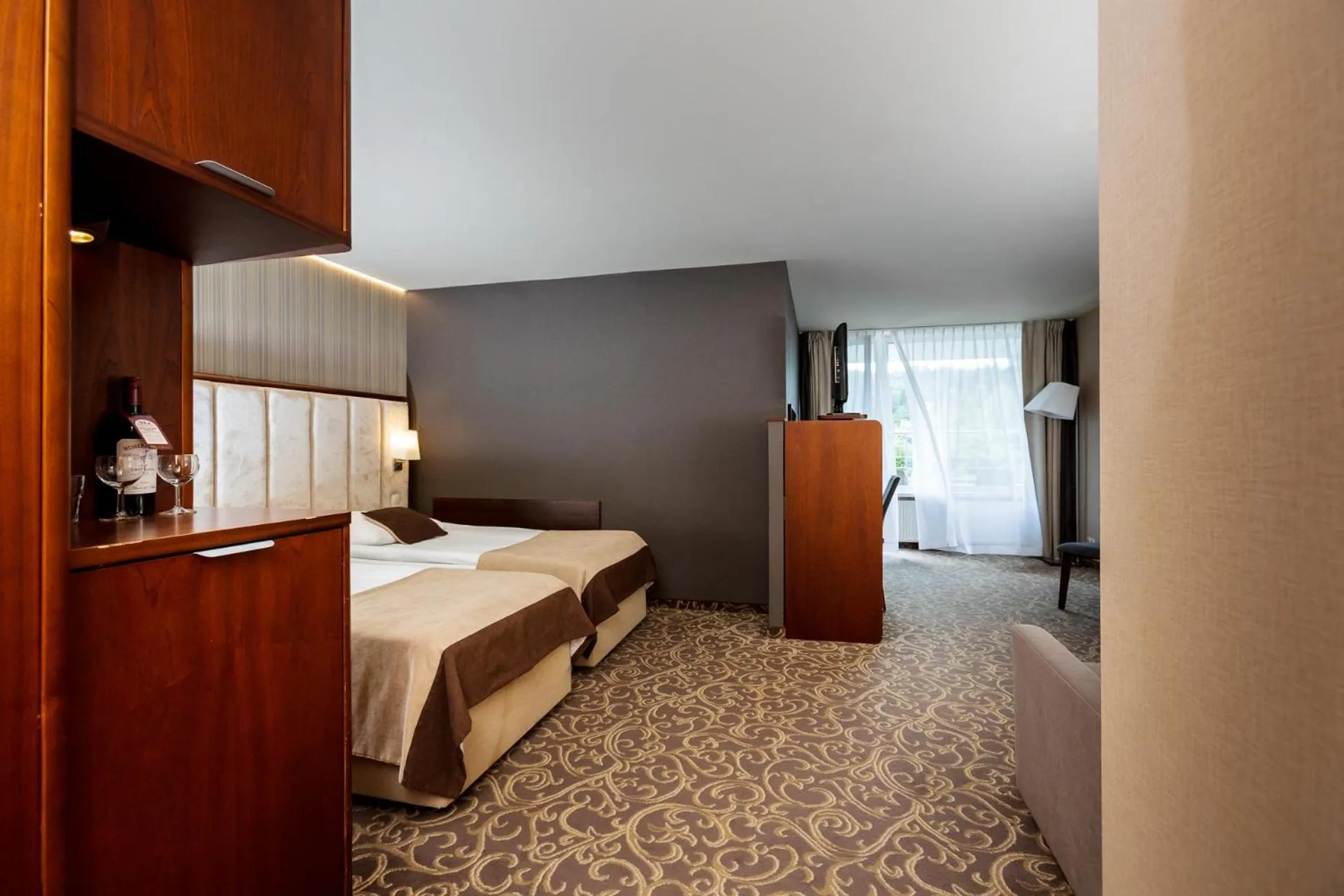 Bed in Hotel Klimczok Resort&Spa