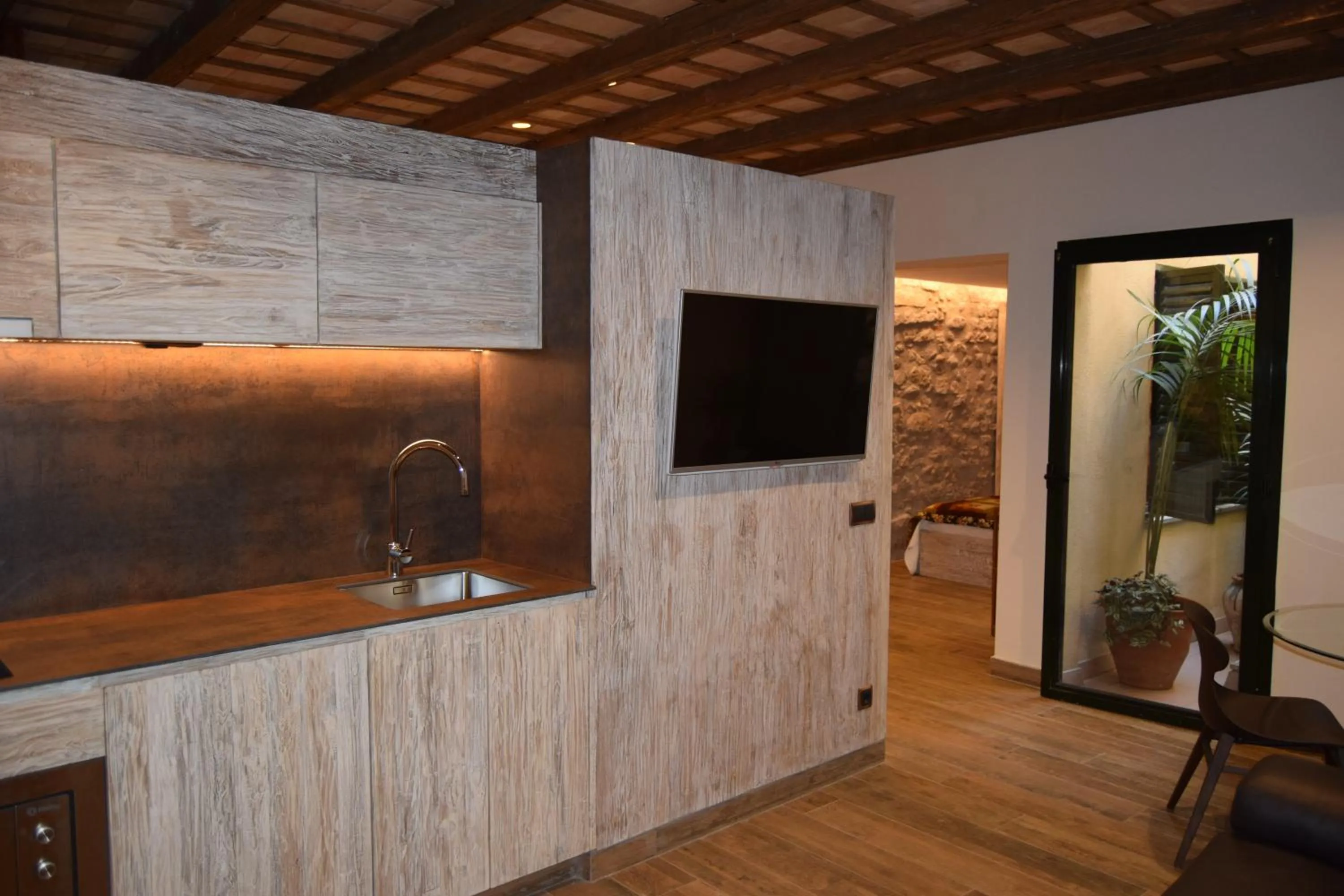 Kitchen or kitchenette in Hotel Històric