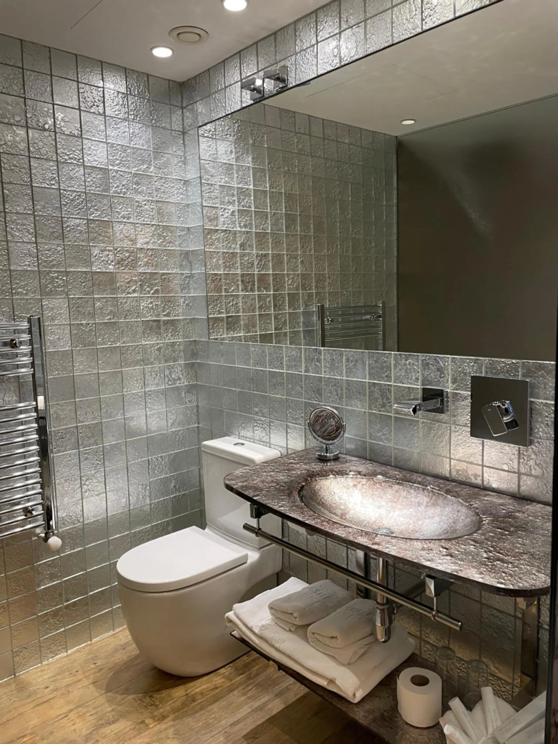 Toilet in Hotel Històric