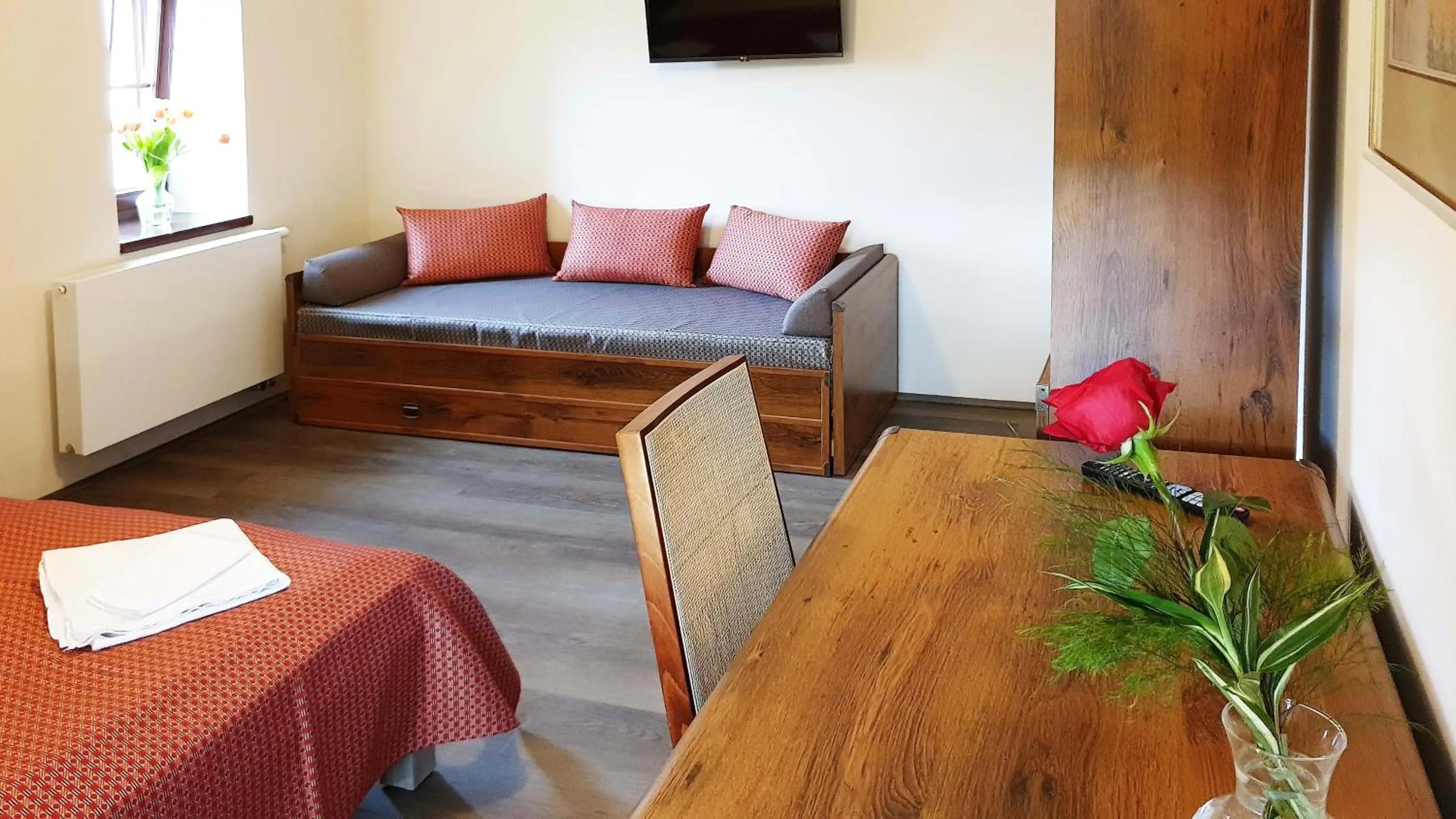 Living room in Bunkr Karlštejn