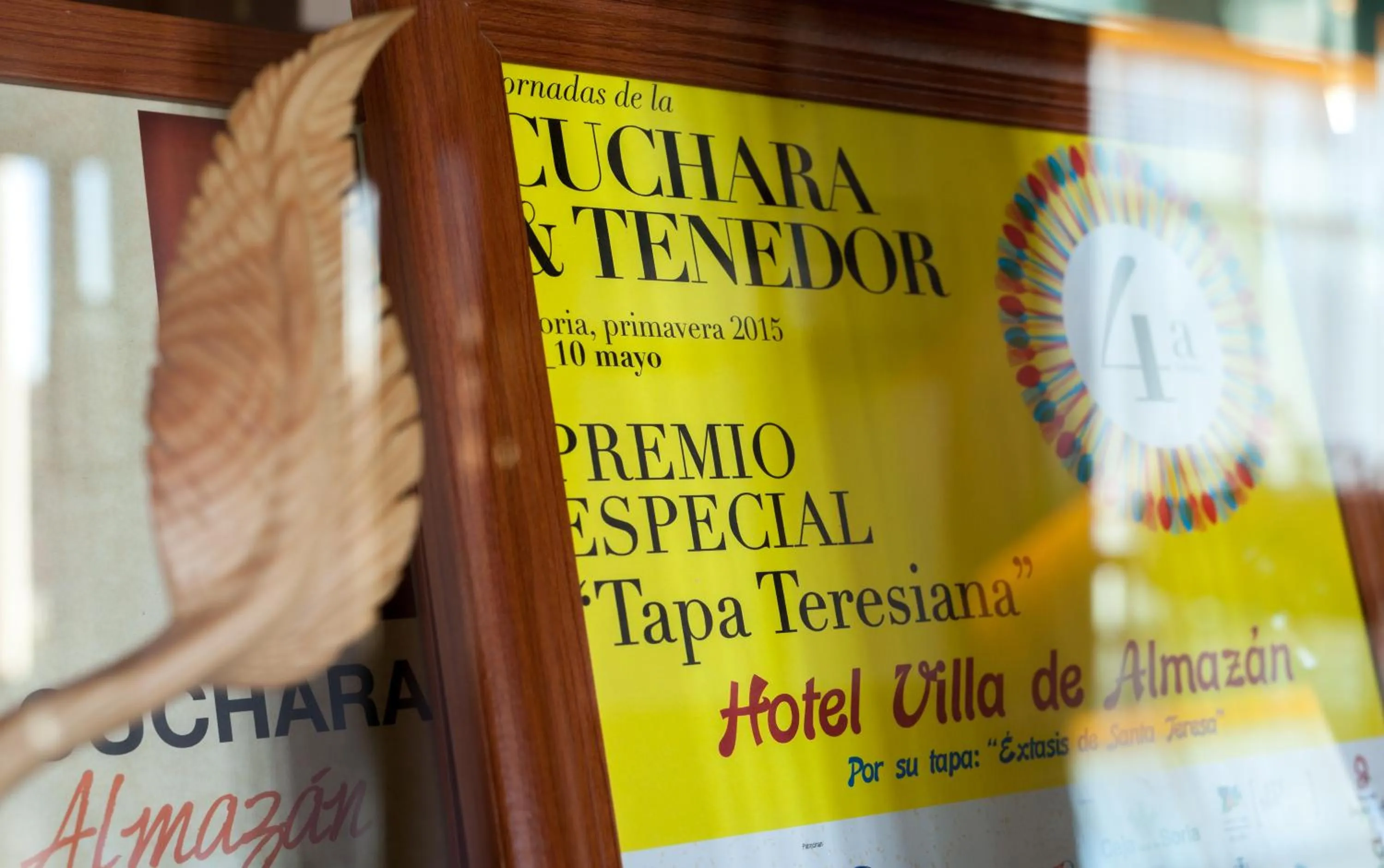 Certificate/Award in Hotel Villa De Almazan