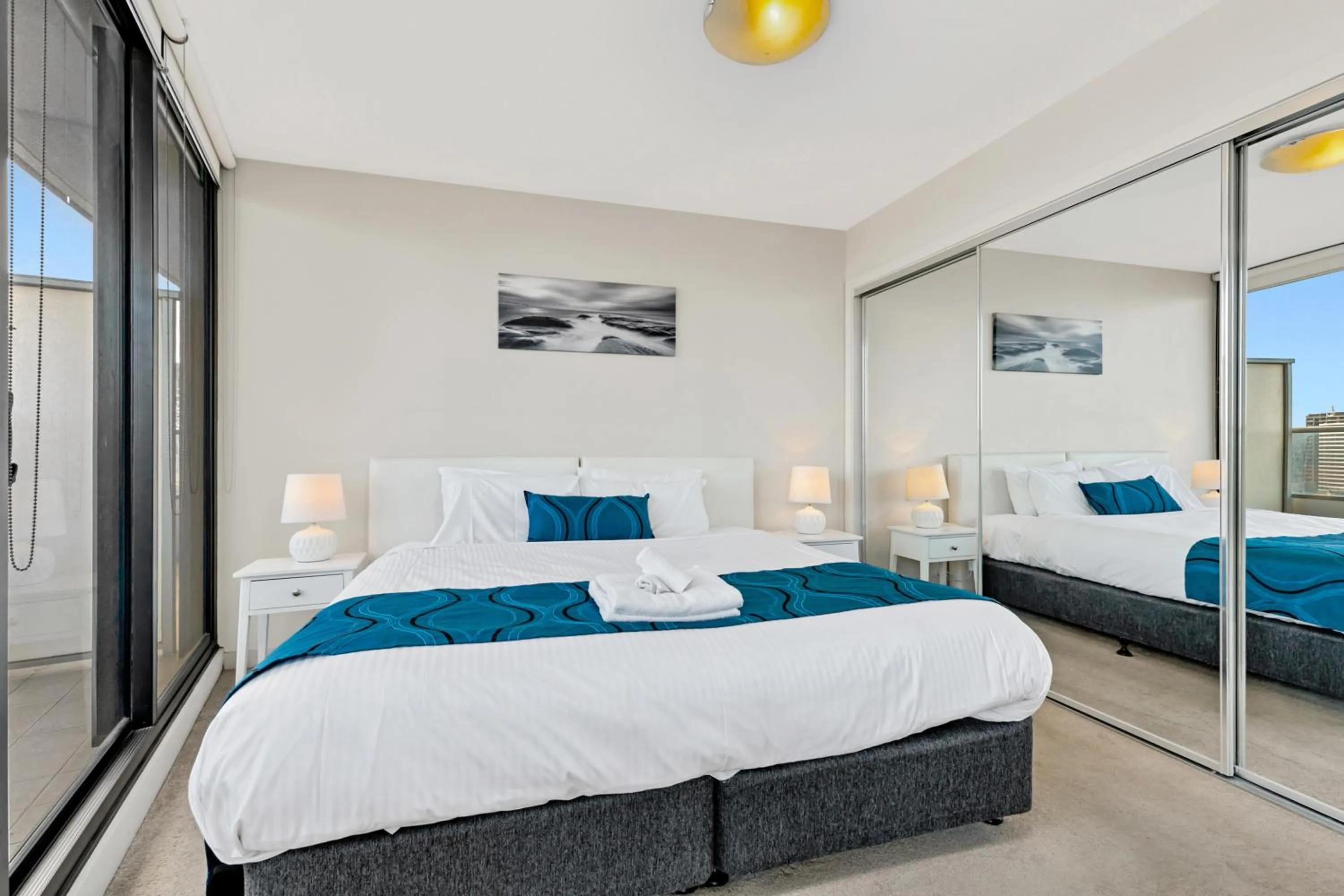 Bedroom, Bed in Docklands Private Collection - NEWQUAY