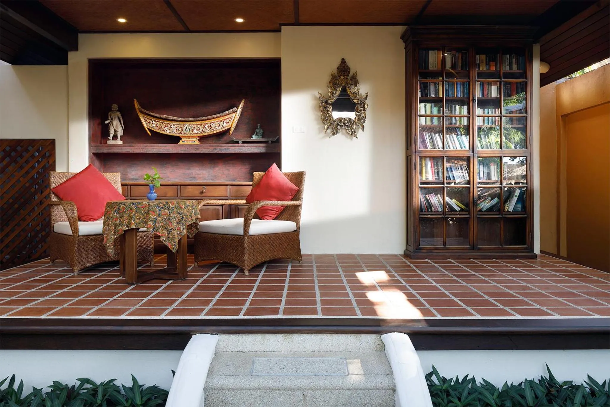 Library in Anavana Beach Resort