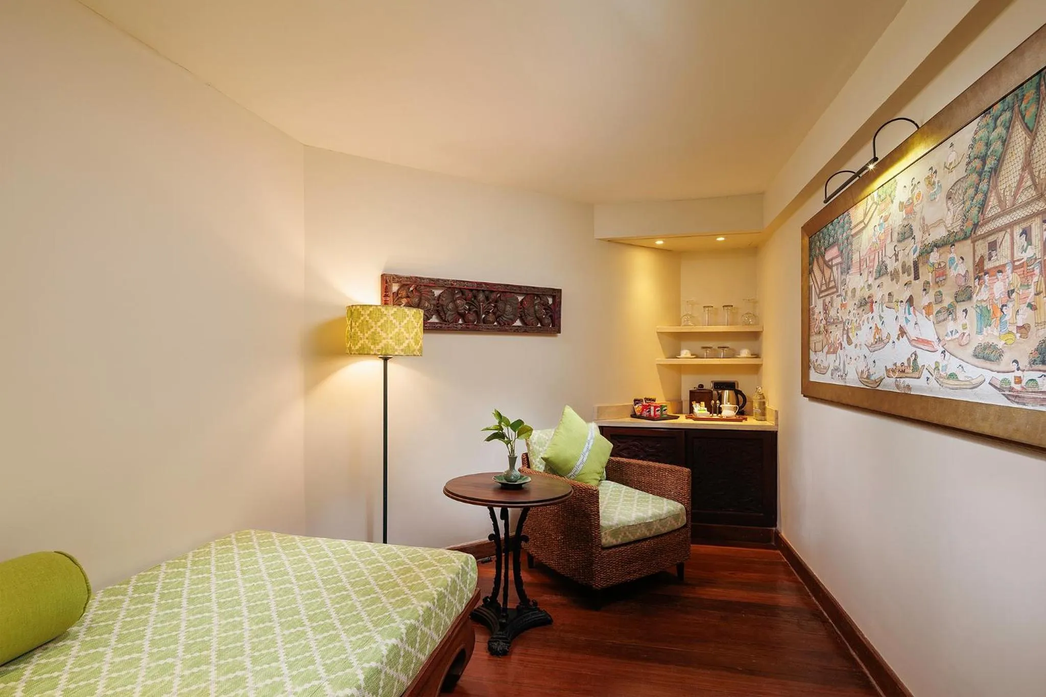 Coffee/tea facilities, Bed in Anavana Beach Resort