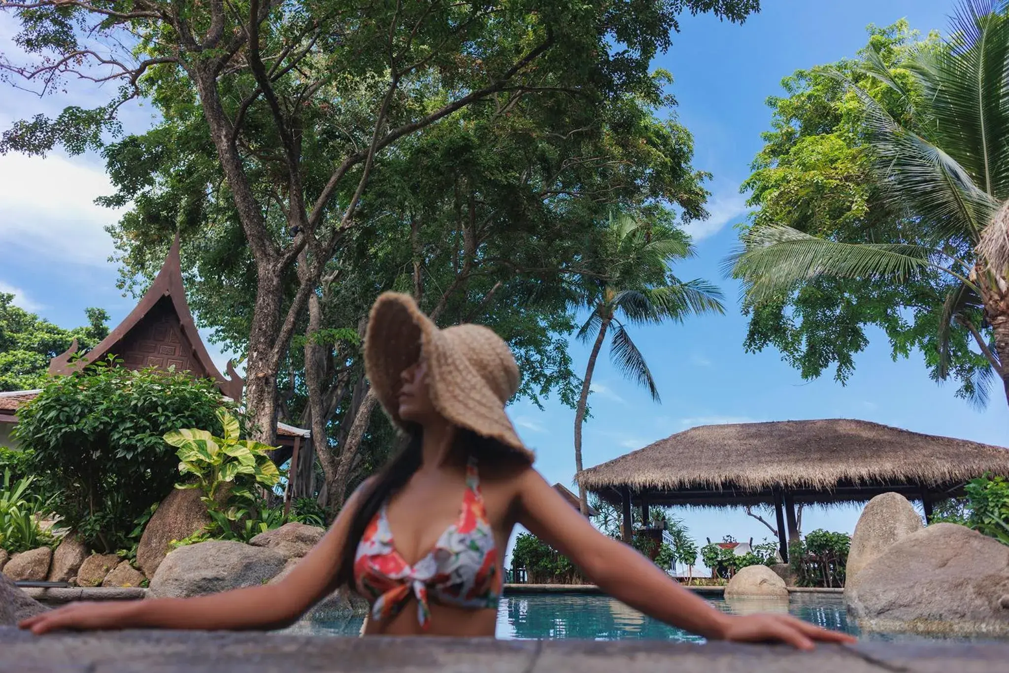 Swimming pool in Anavana Beach Resort Swimming pool in Anavana Beach Resort