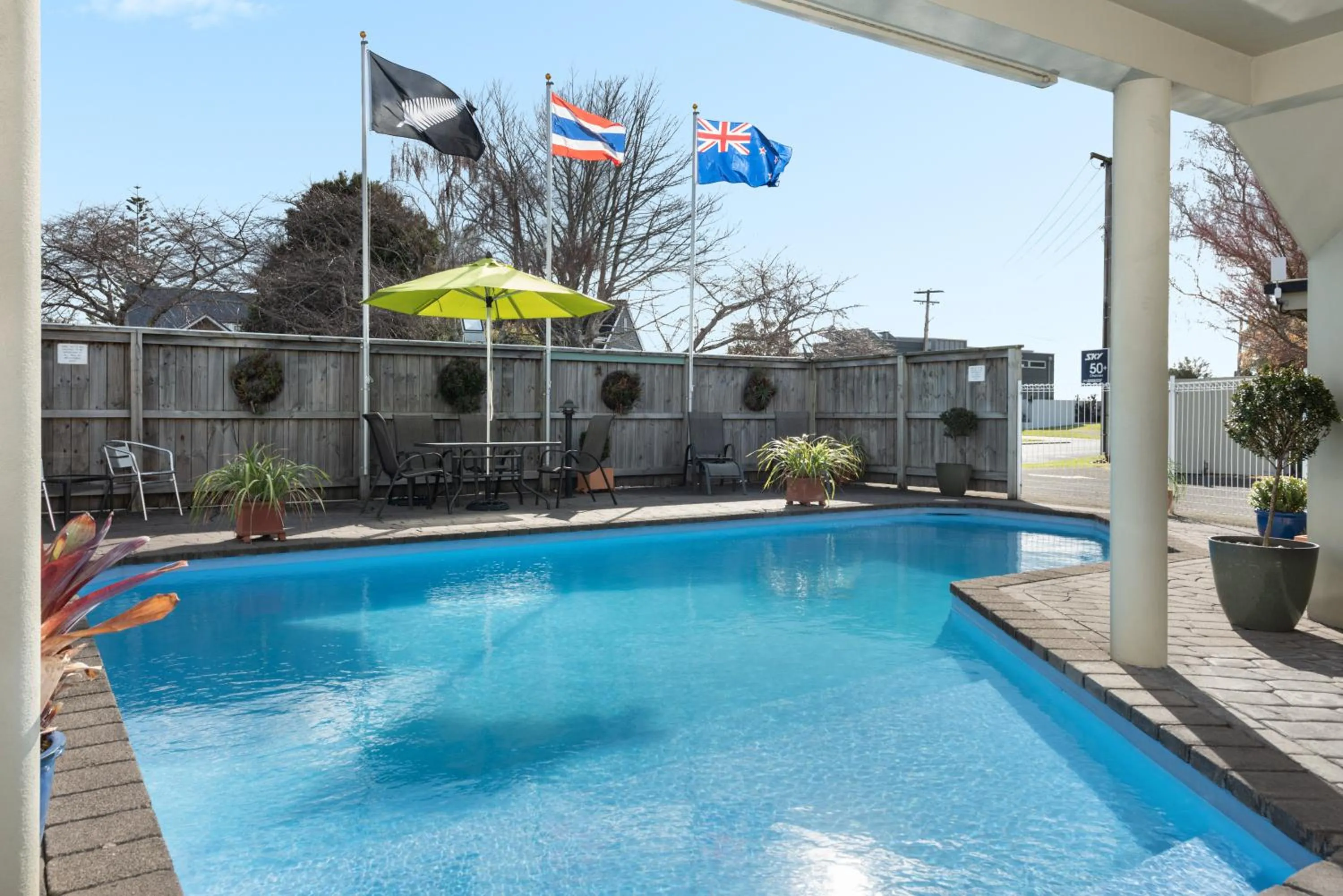 Swimming pool in ASURE Macy's Motor Inn