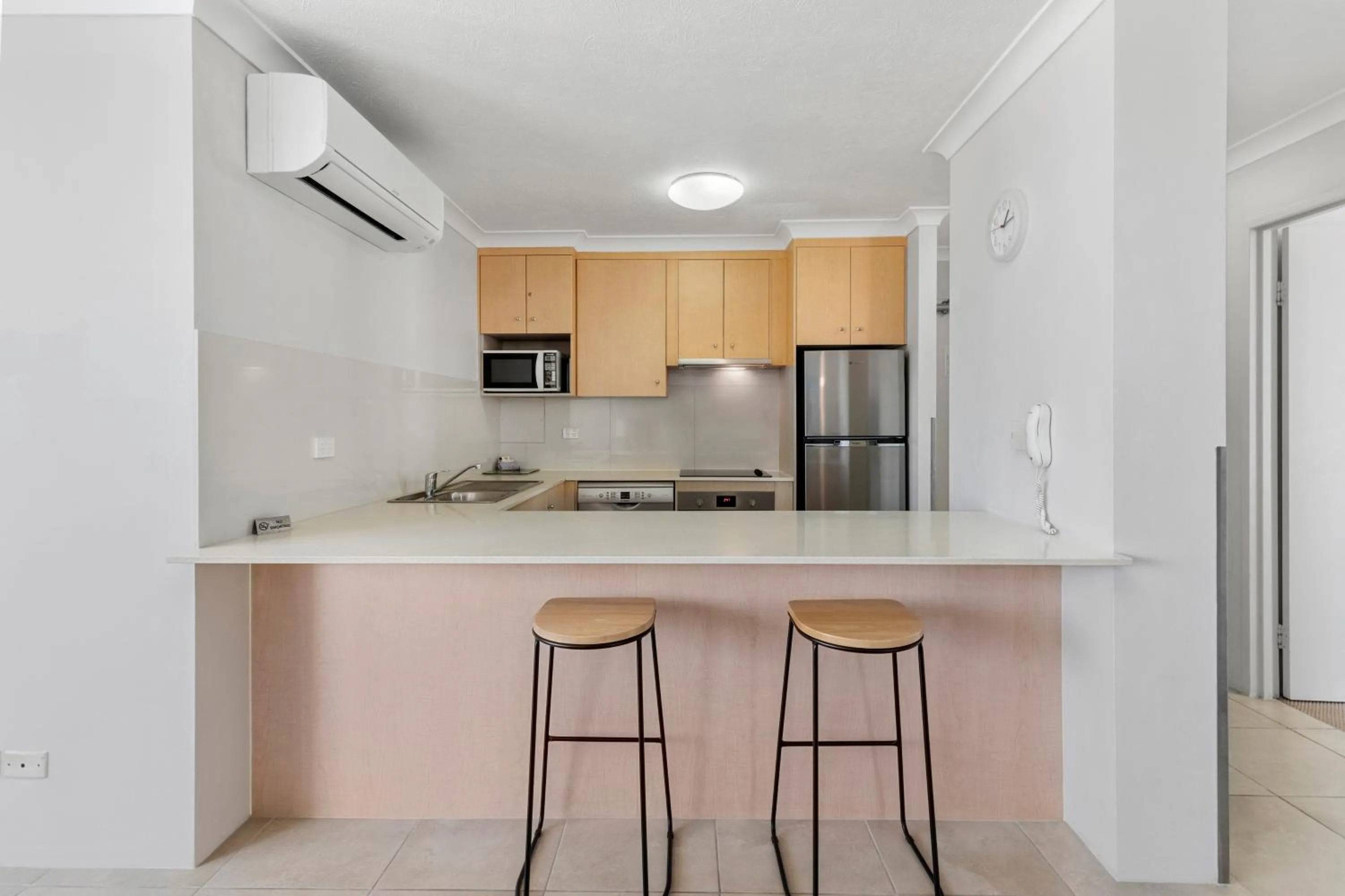 kitchen in Pacific Resort Broadbeach