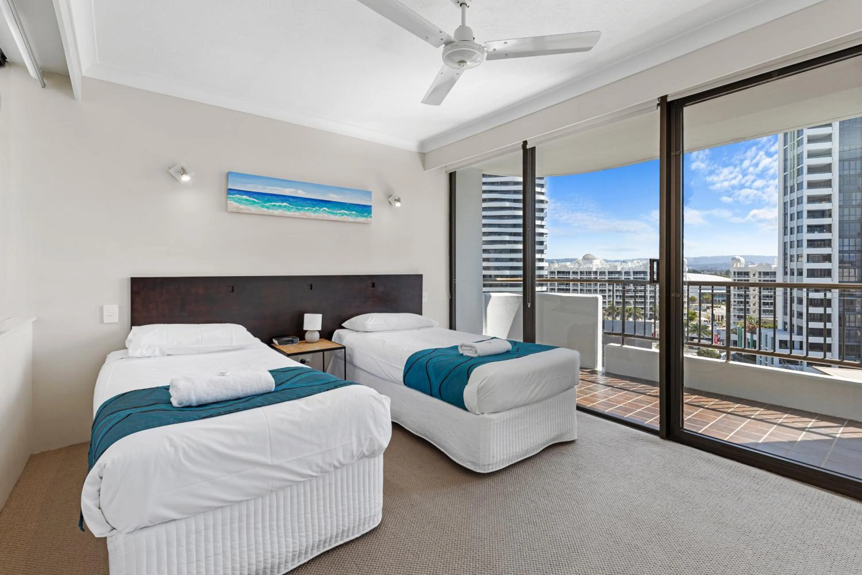 Bedroom, Bed in Pacific Resort Broadbeach