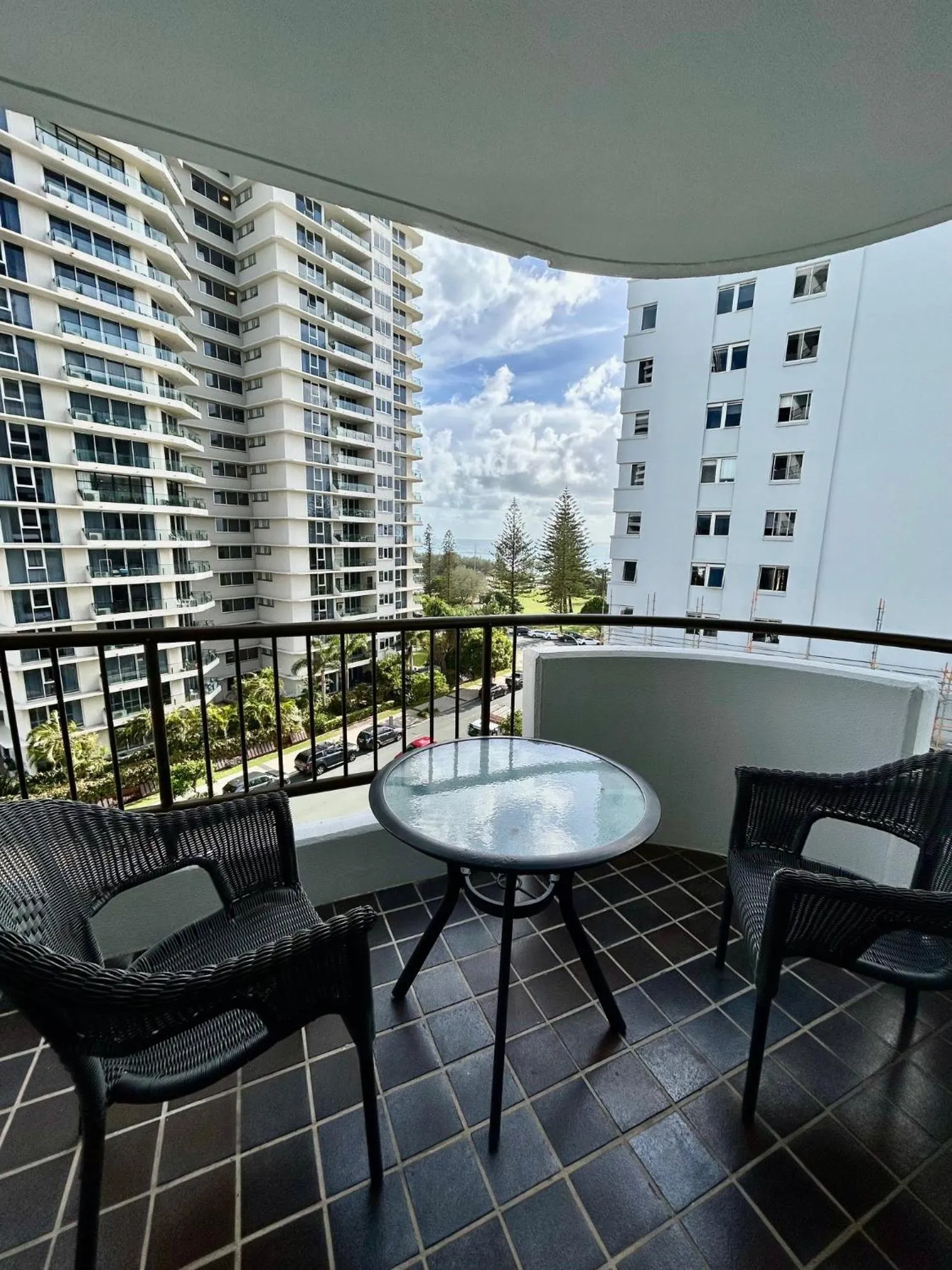 Balcony/Terrace in Pacific Resort Broadbeach