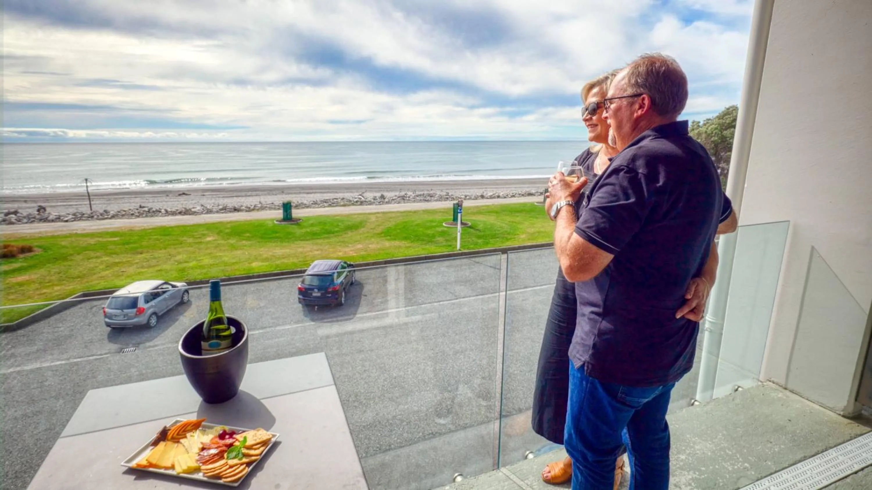 Sea view in Beachfront Hotel Hokitika