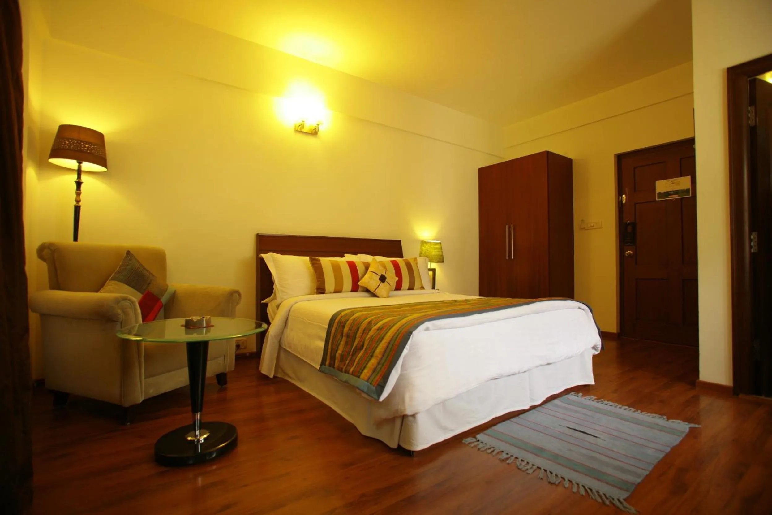 Bedroom, Bed in juSTa Off MG Road