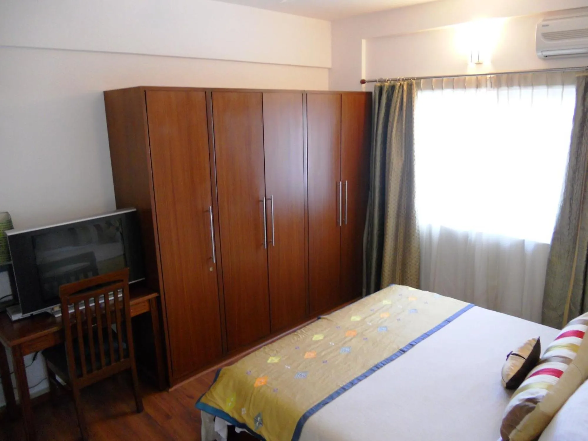 Bedroom, Bed in juSTa Off MG Road