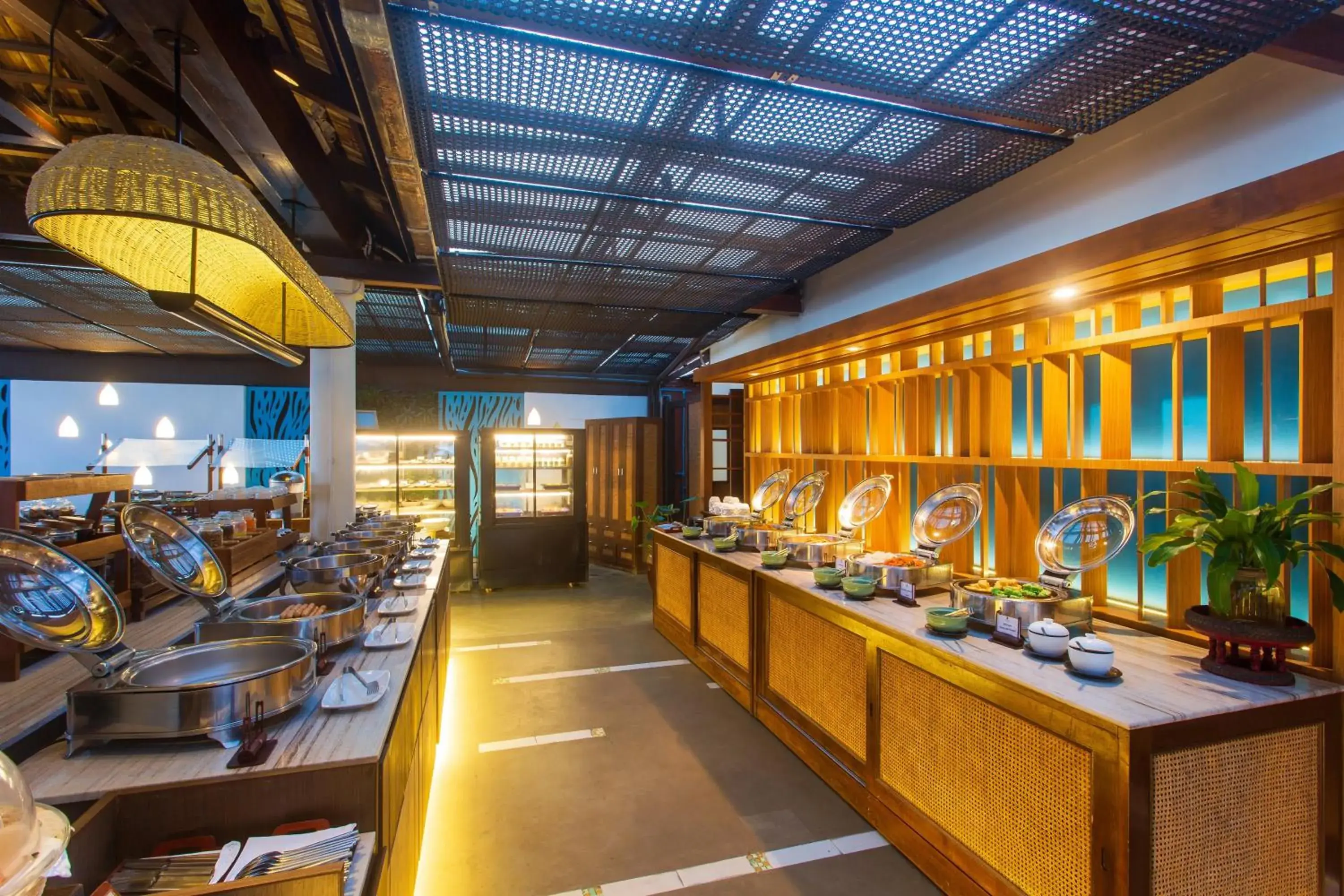 Breakfast in Melati Beach Resort & Spa Breakfast in Melati Beach Resort & Spa