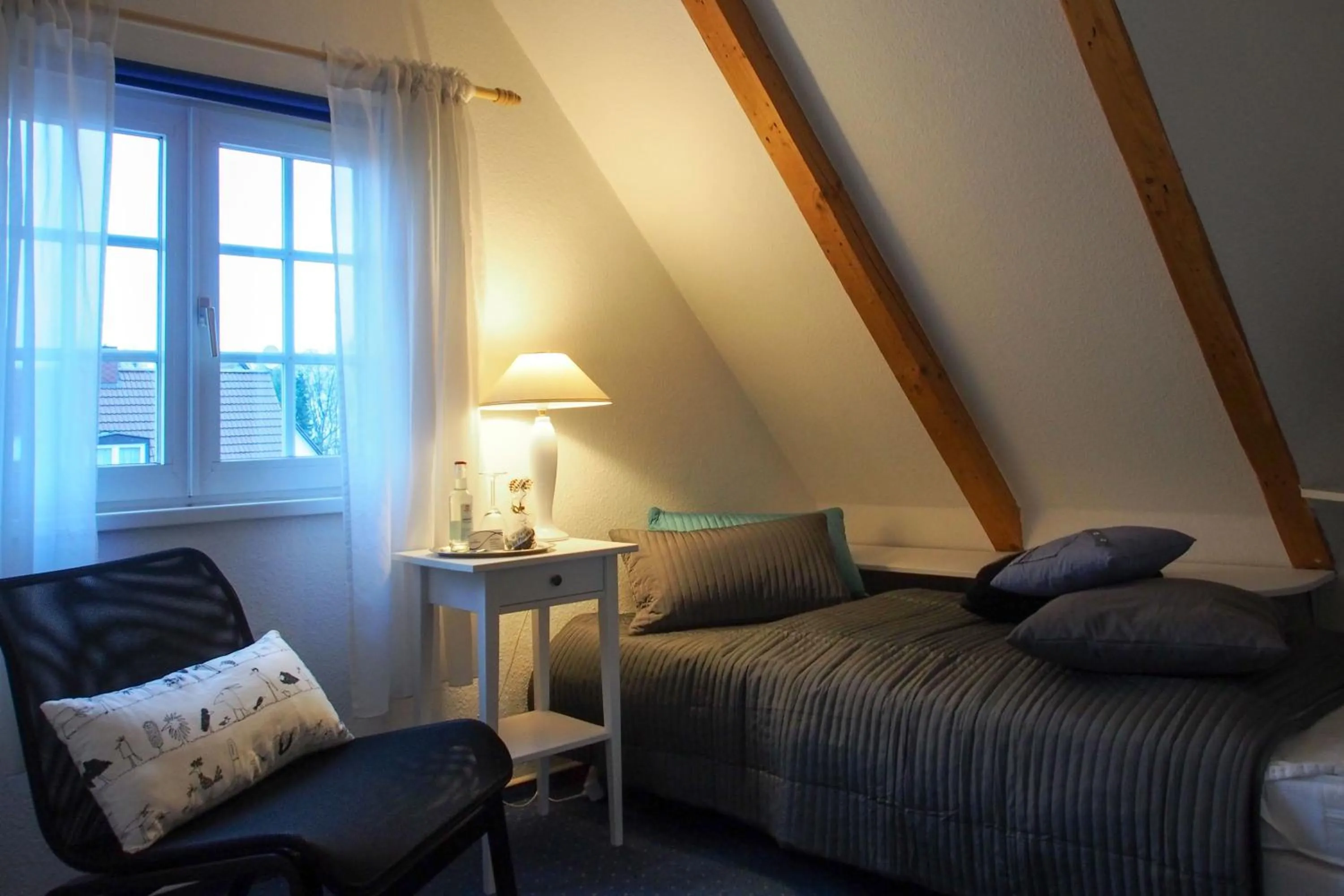 Bed in Das Ostseehotel