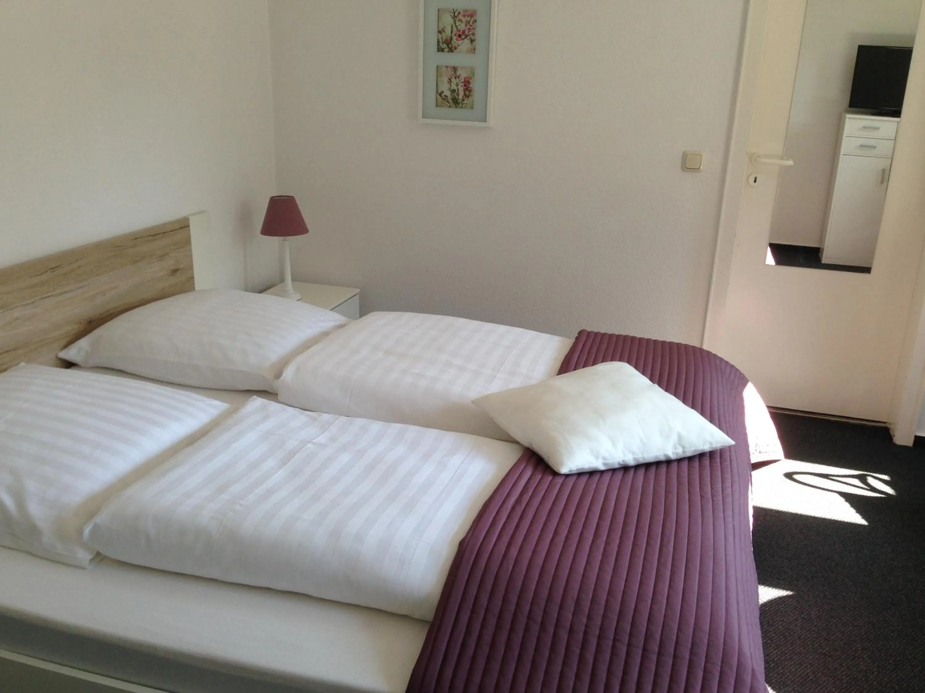Bed in Das Ostseehotel