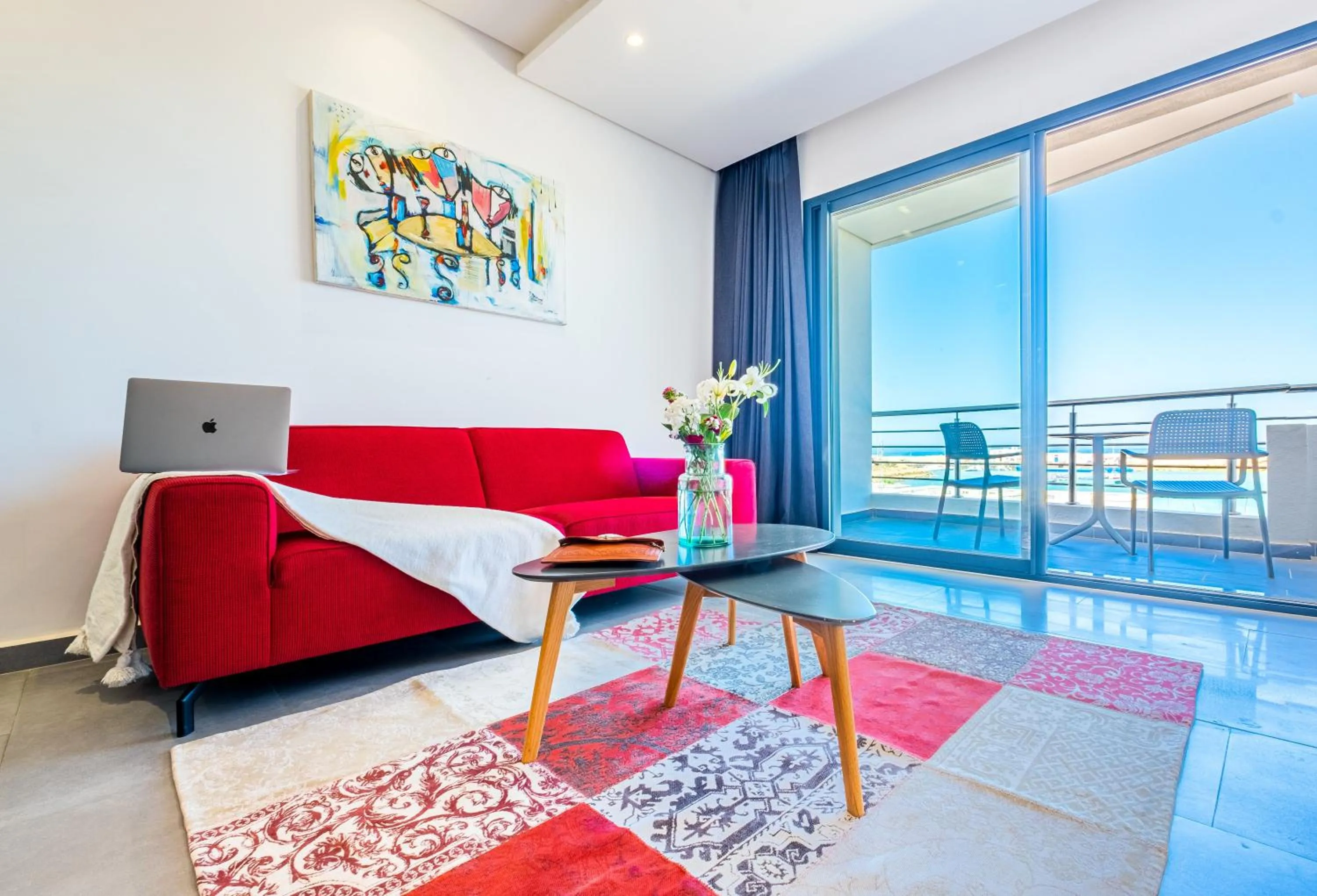 Balcony/Terrace, Bed in Asilah 32