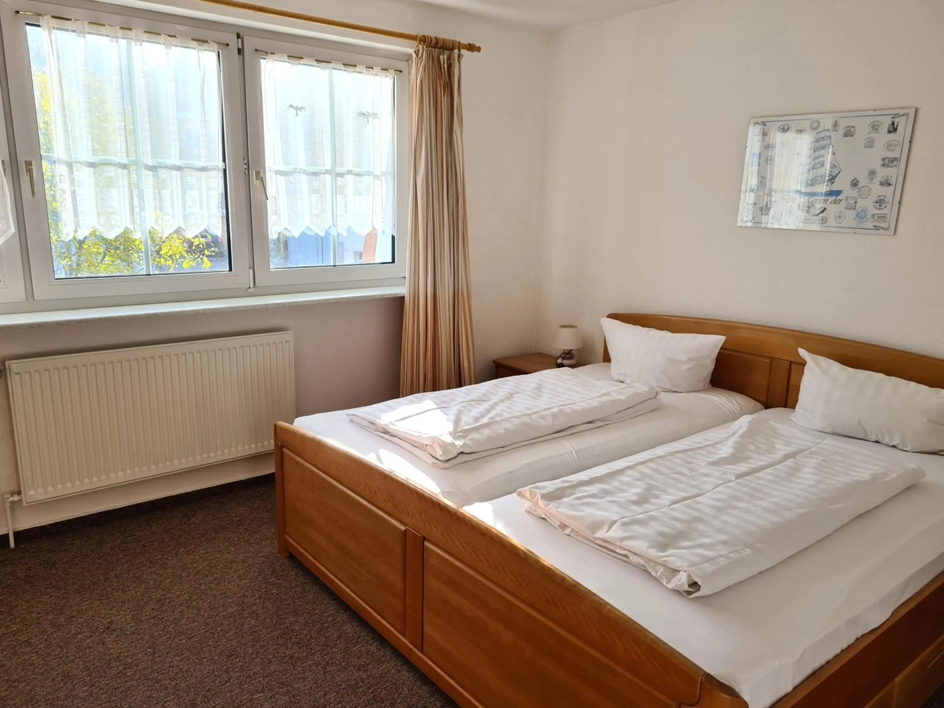 Bed in Hotel Seelust