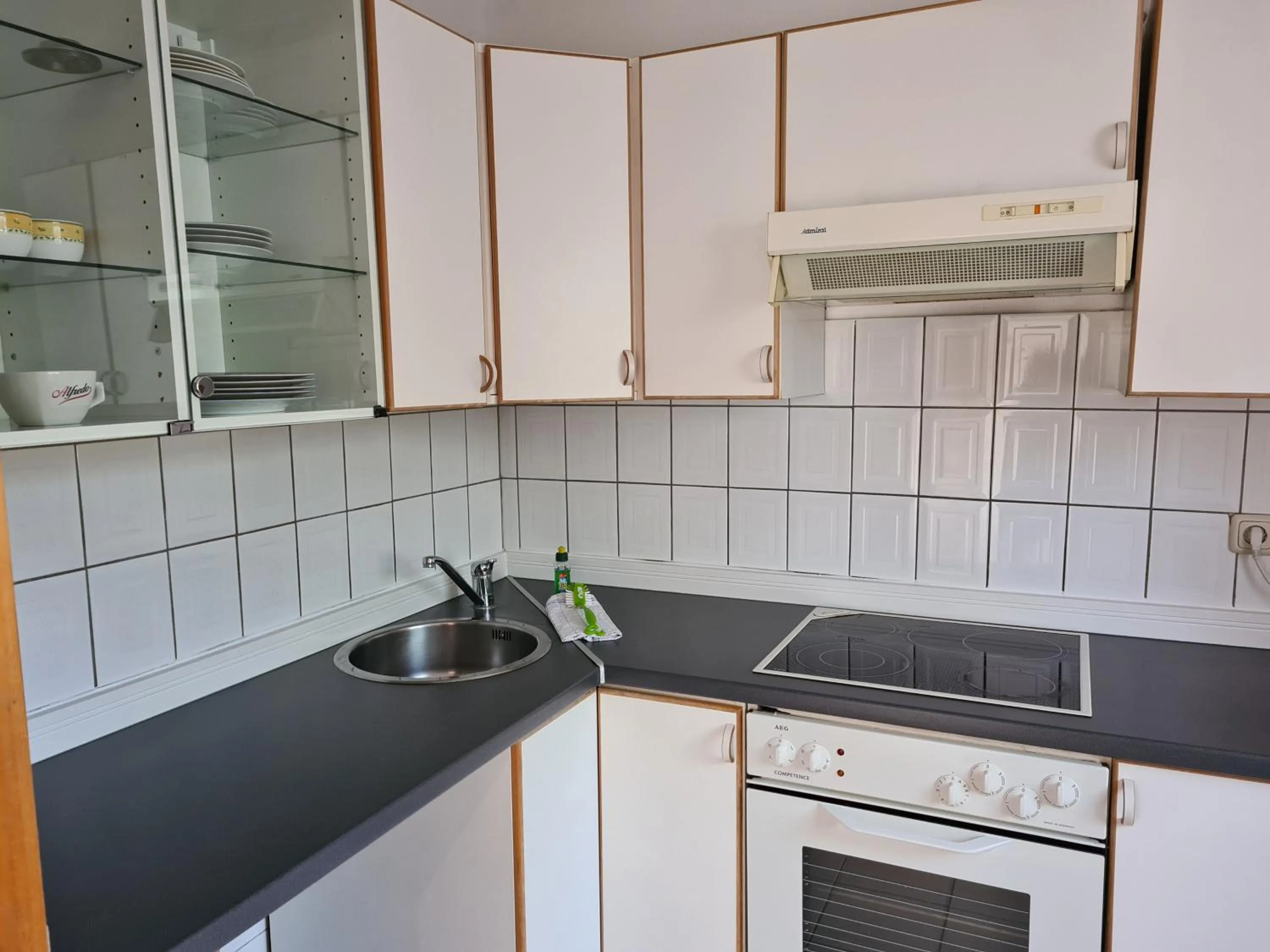 Kitchen or kitchenette in Hotel Seelust