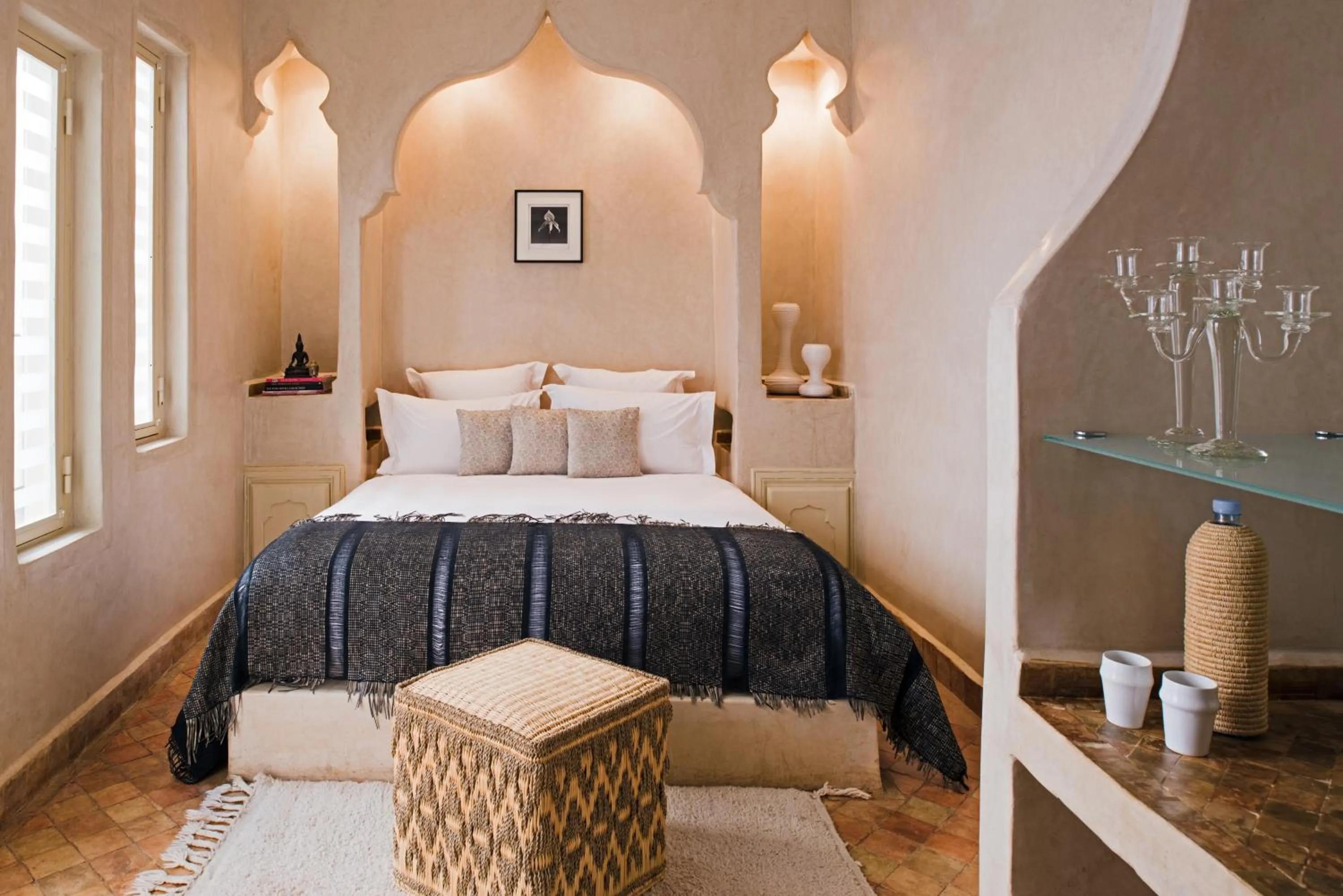 Bed in Riad Cocoon