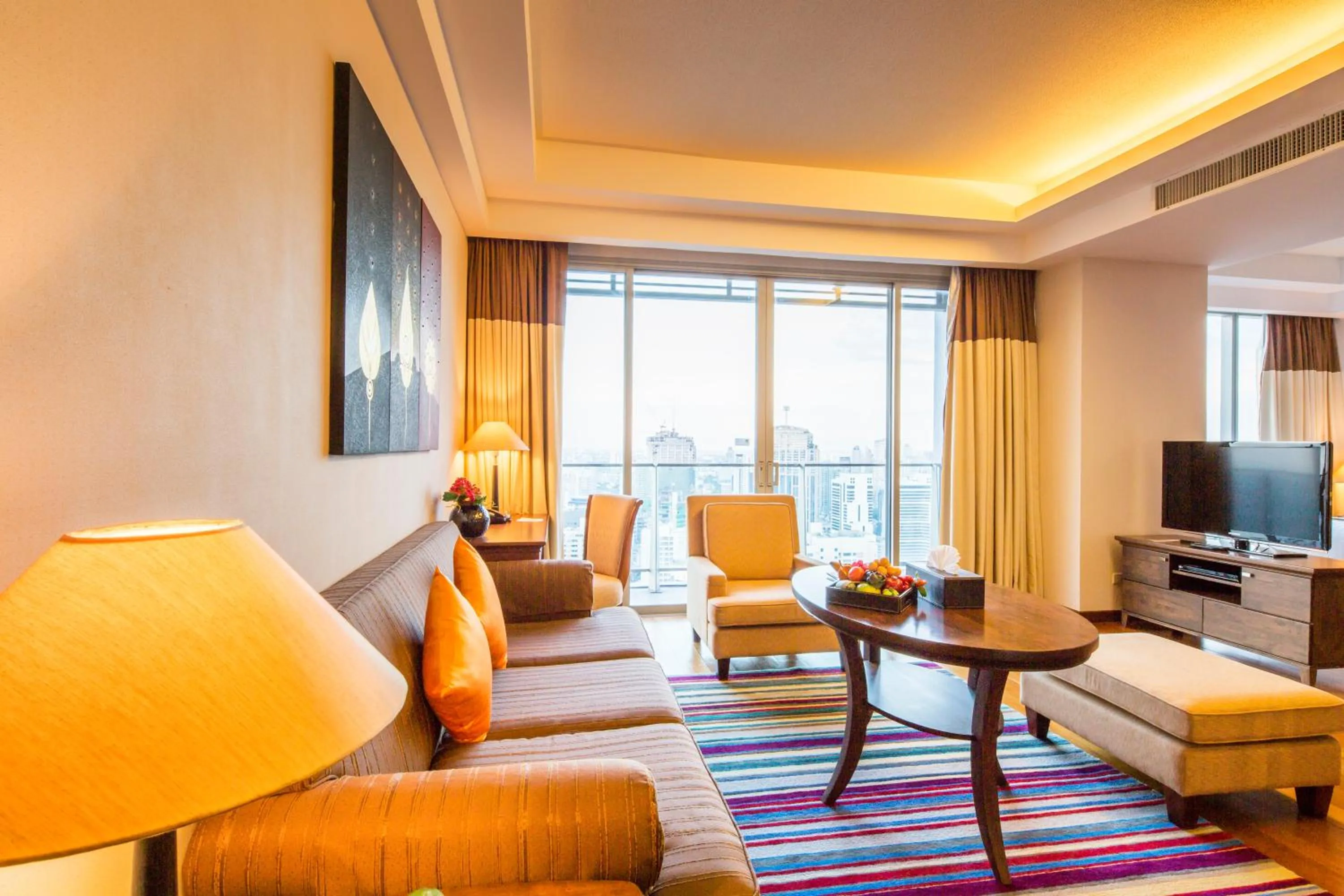 Seating area in Column Bangkok Hotel