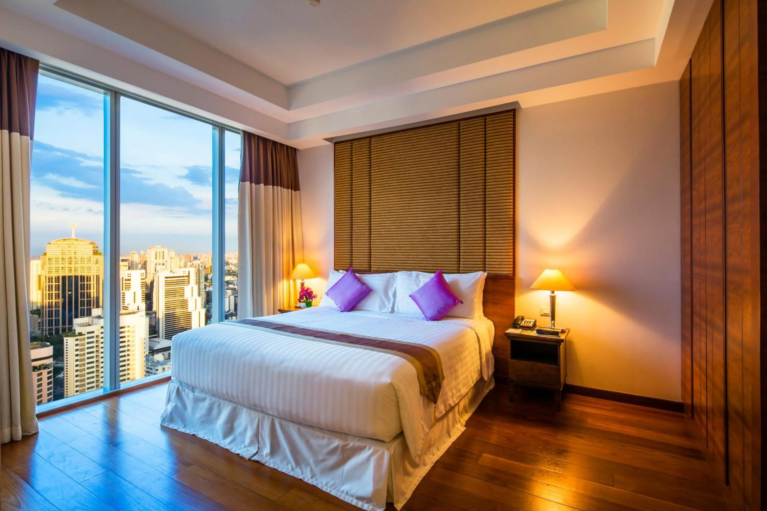 Bed in Column Bangkok Hotel