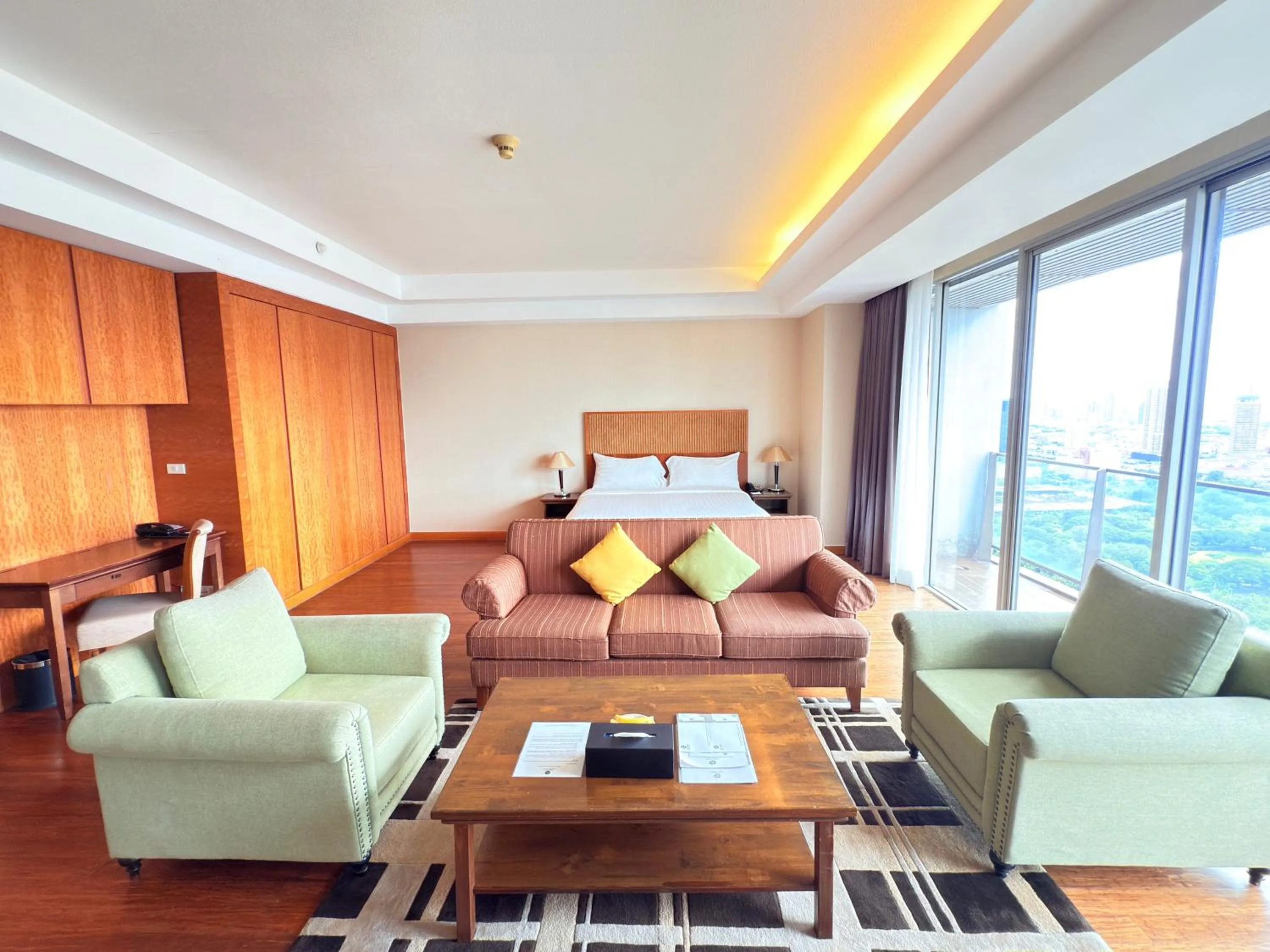 Seating area in Column Bangkok Hotel