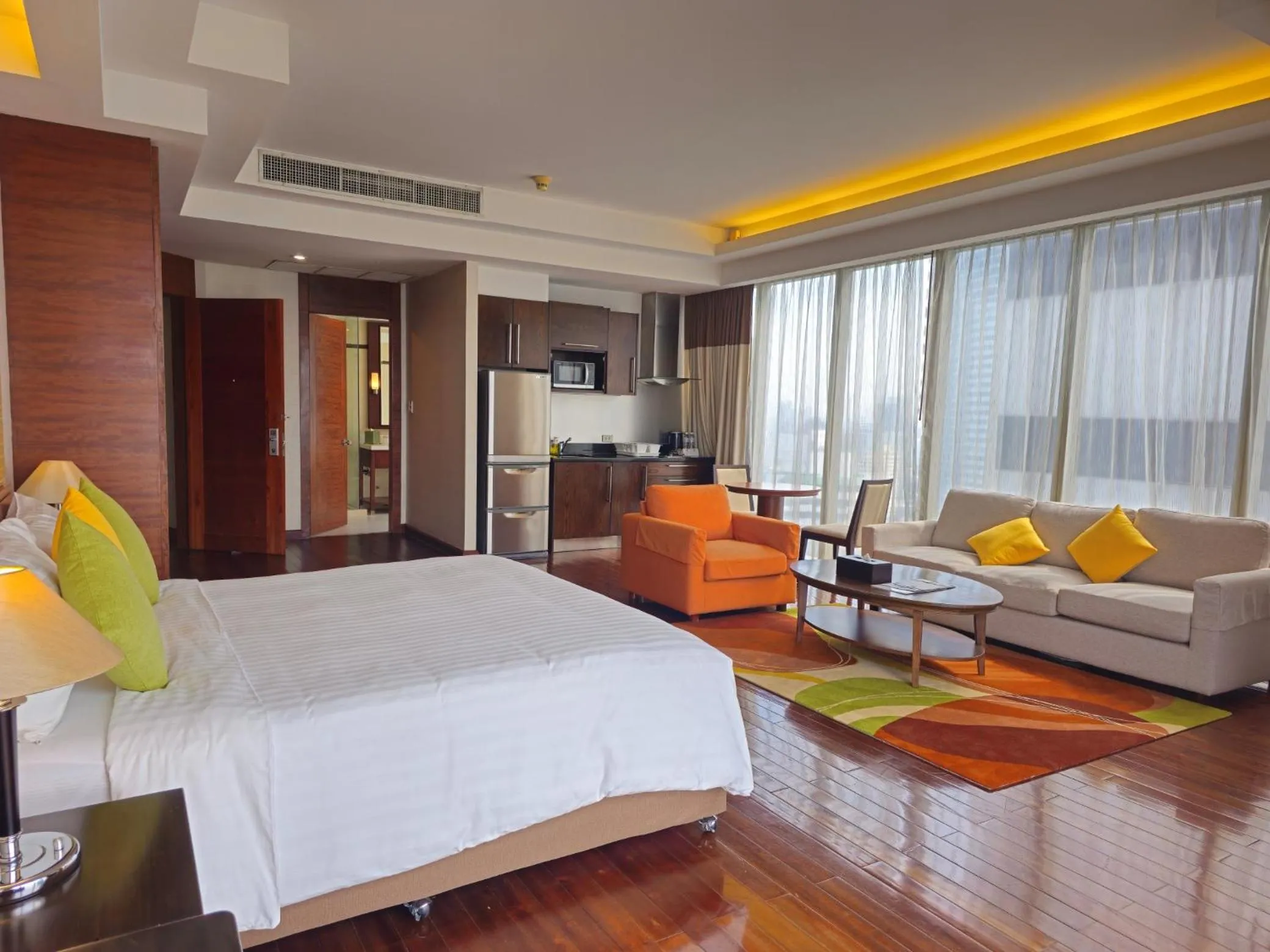 Bed in Column Bangkok Hotel