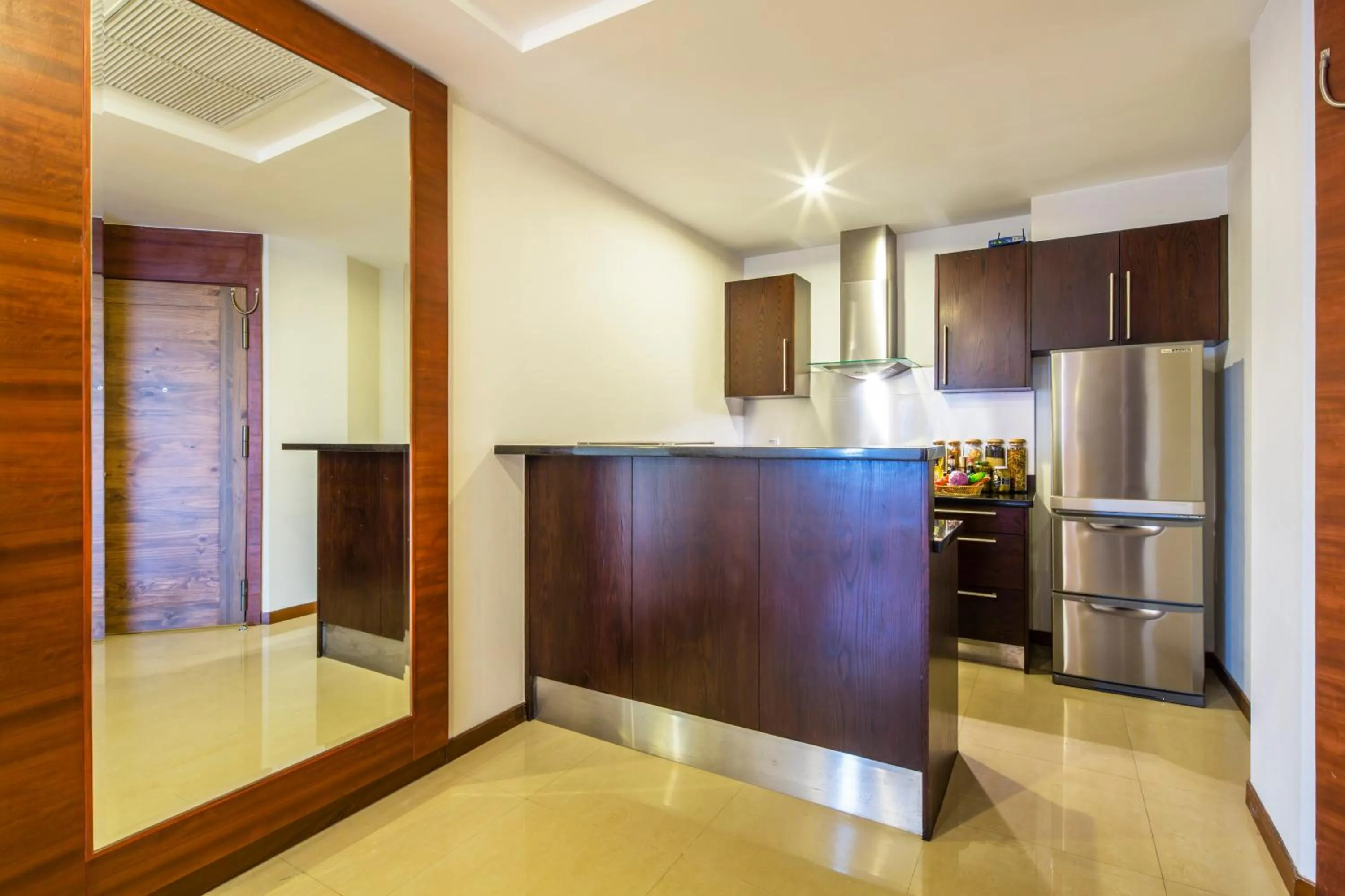 Kitchen or kitchenette in Column Bangkok Hotel