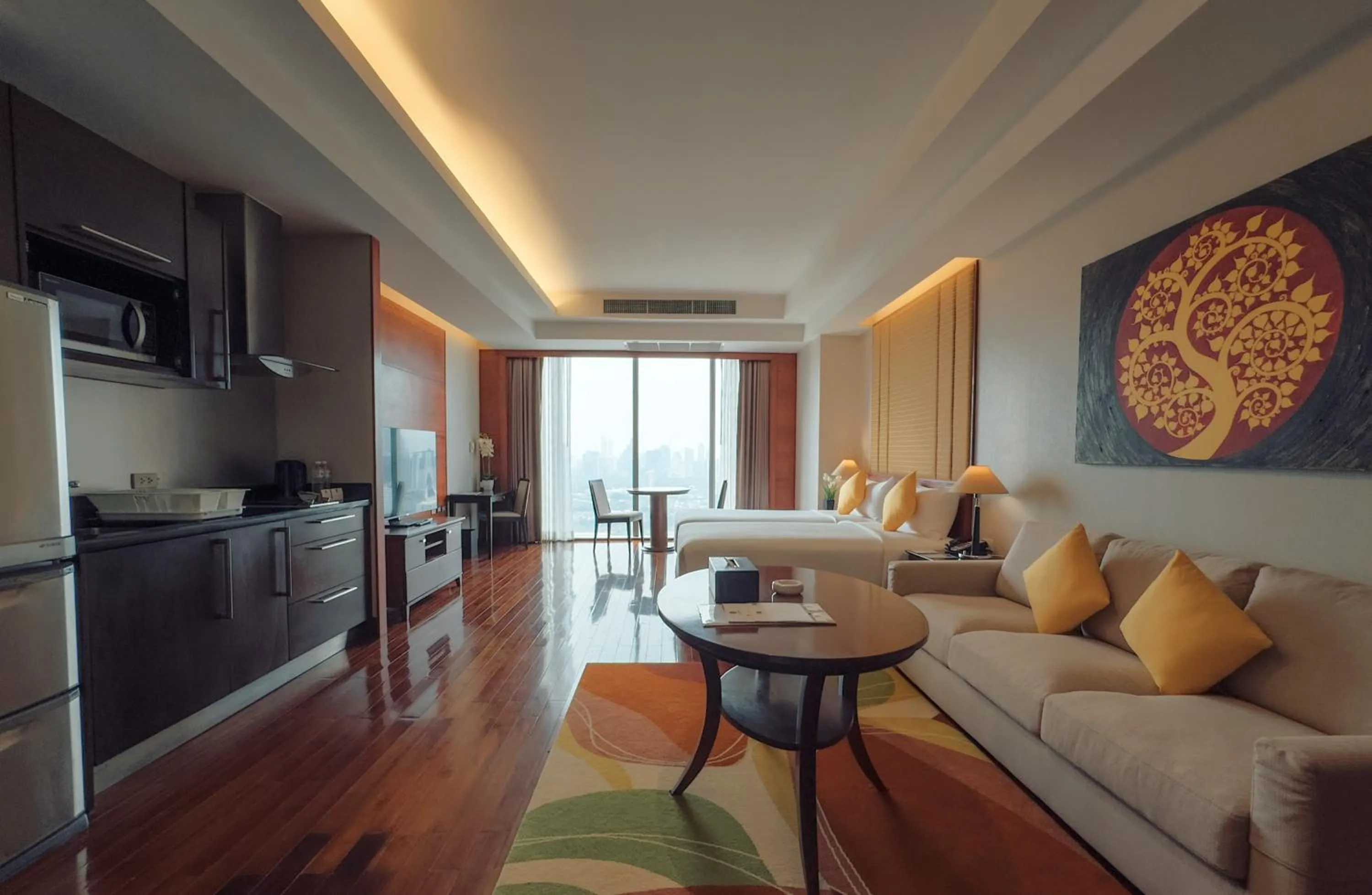 Seating area in Column Bangkok Hotel