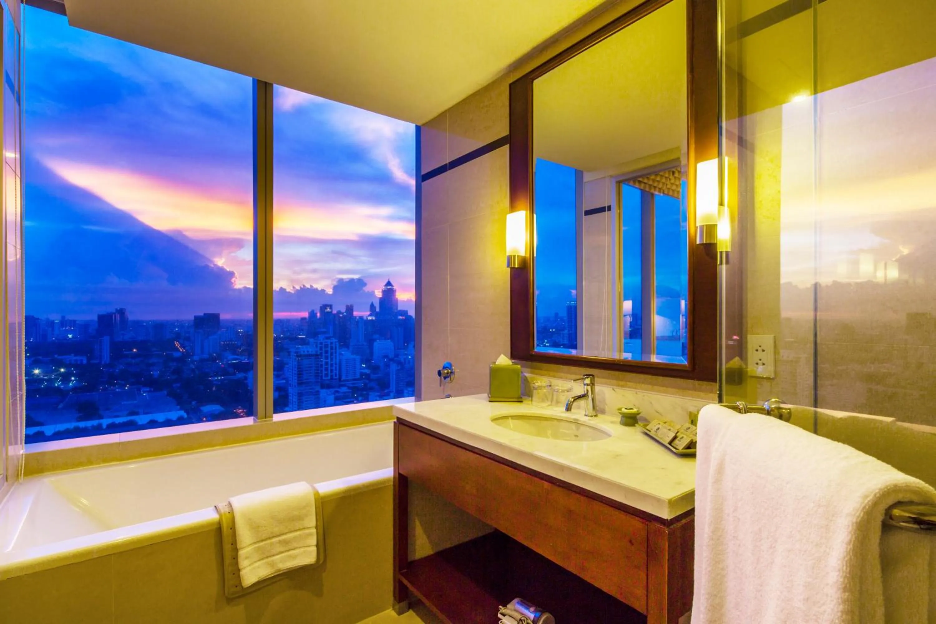 Bathroom in Column Bangkok Hotel