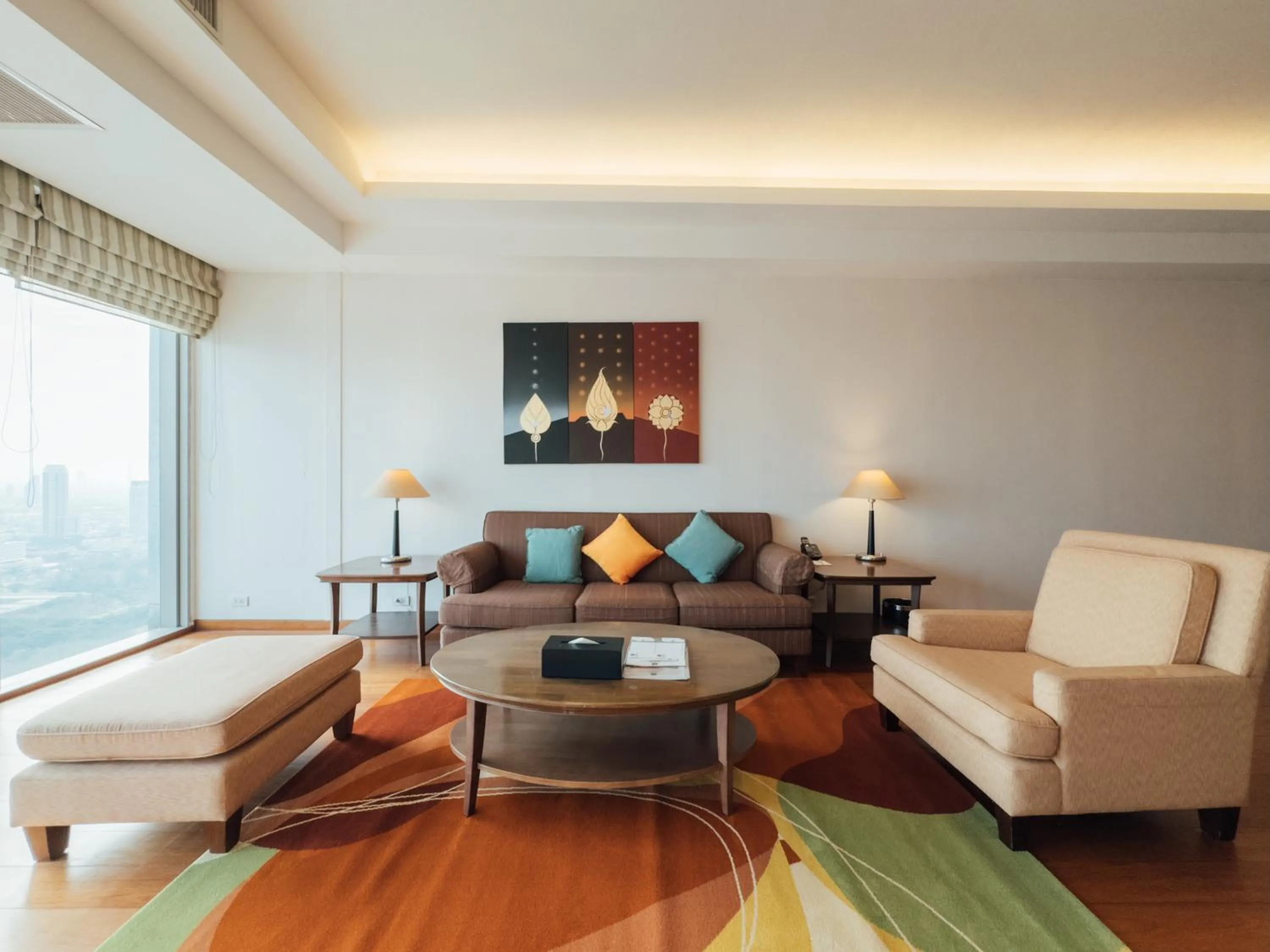 Living room in Column Bangkok Hotel