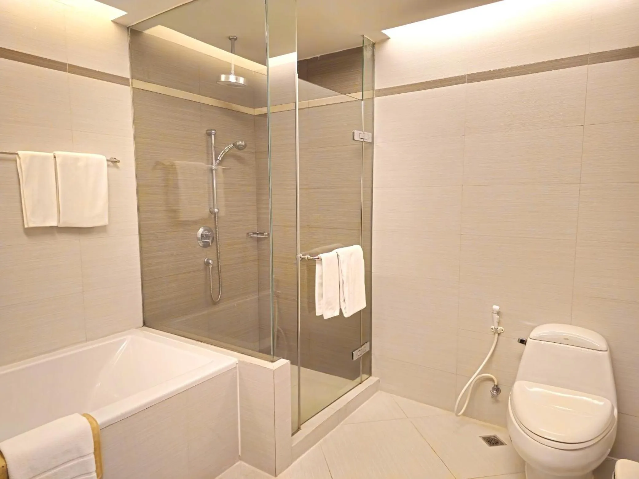 Shower in Column Bangkok Hotel